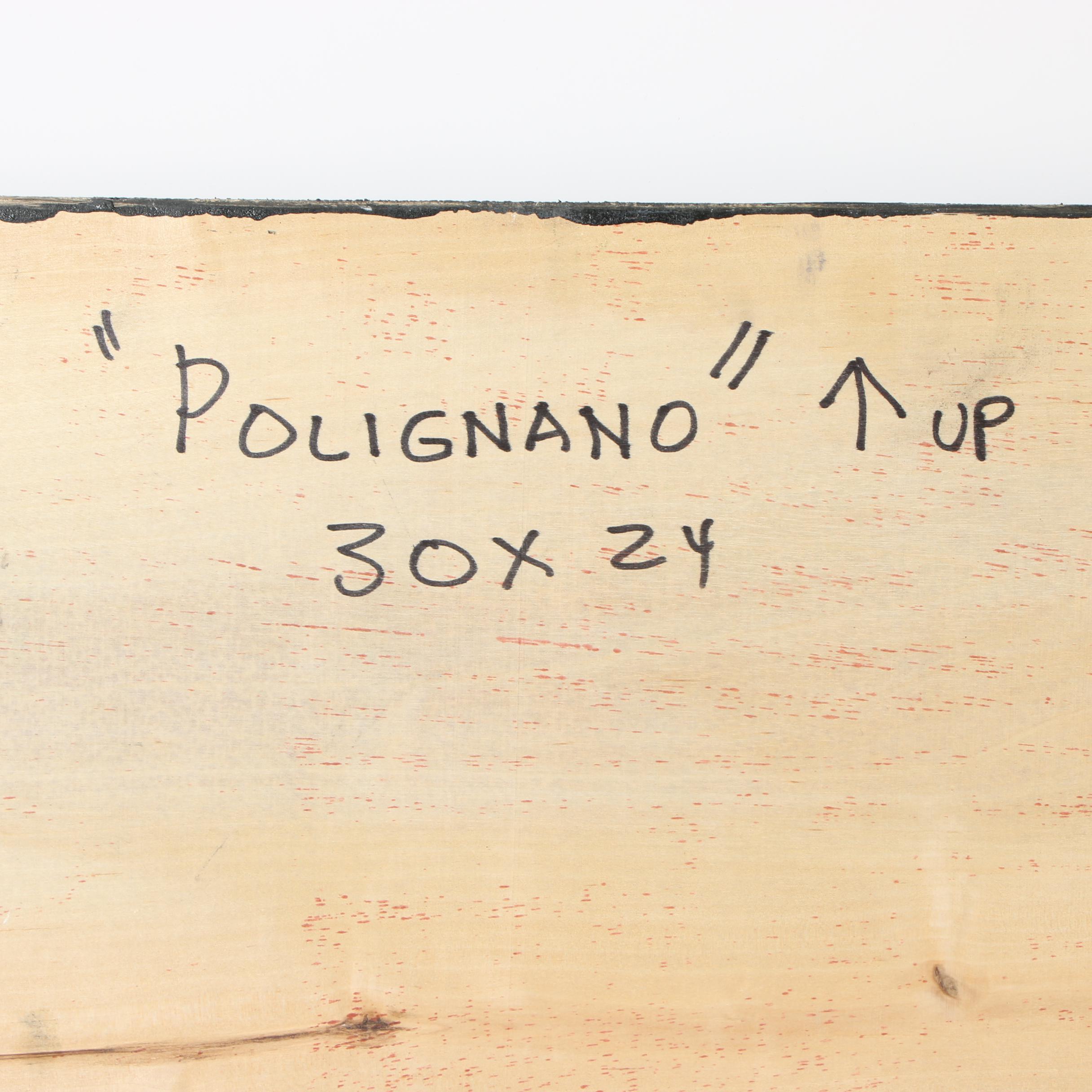 Randy Groden Mixed Media Painting "Polignano"