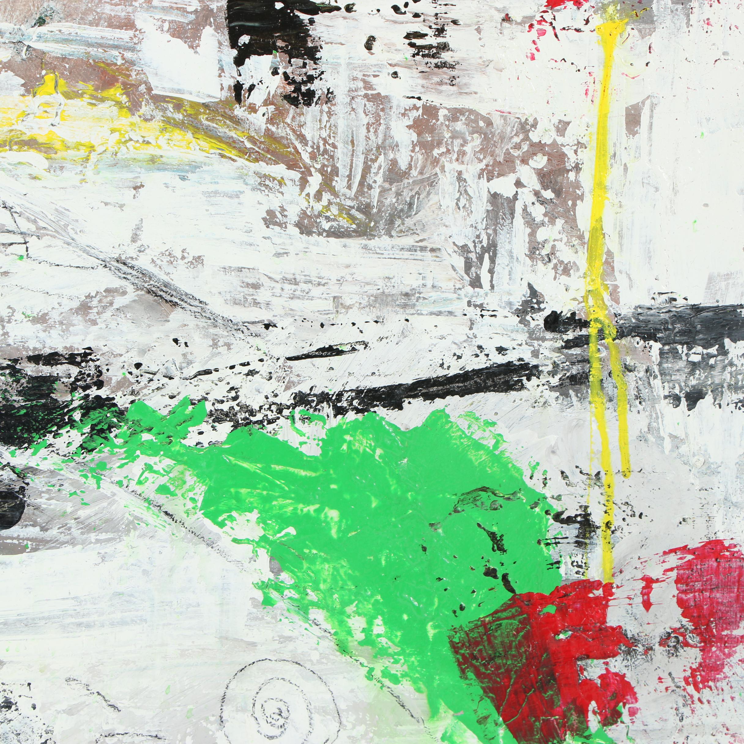 Randy Groden Mixed Media Painting "Oia"