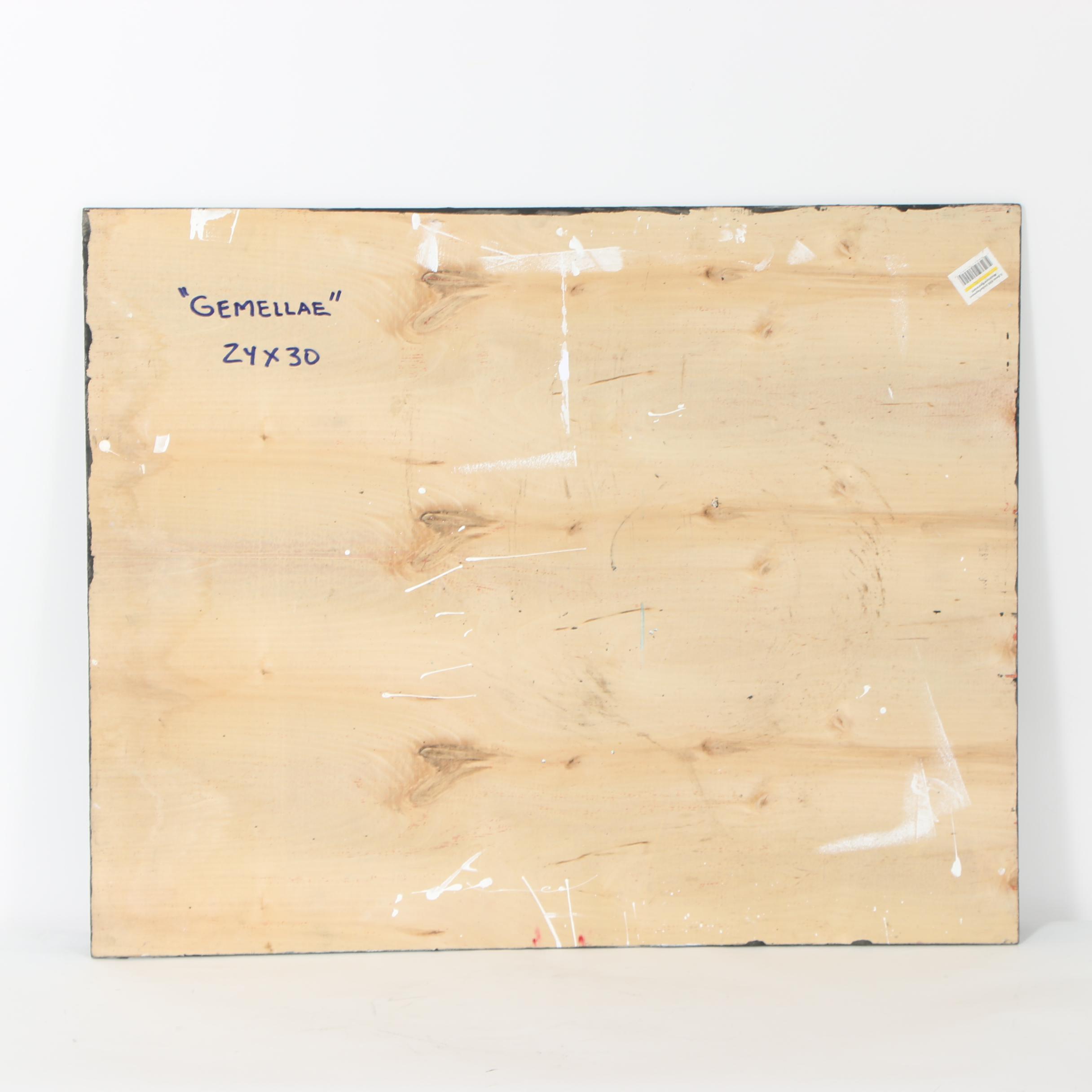 Randy Groden Mixed Media Painting "Gemellae"