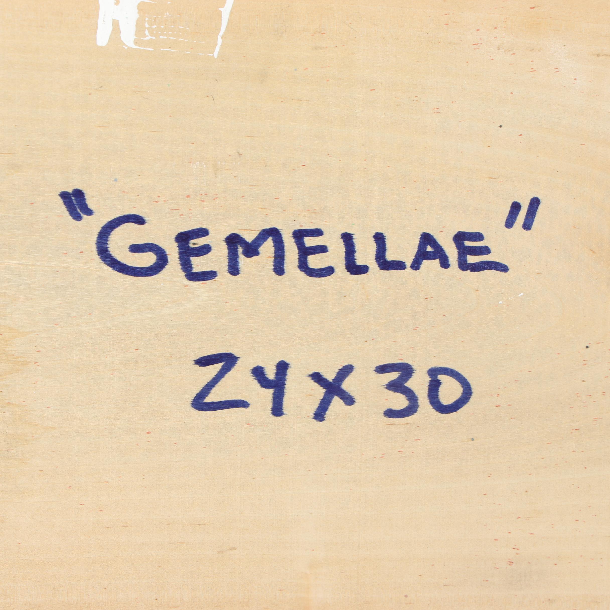 Randy Groden Mixed Media Painting "Gemellae"