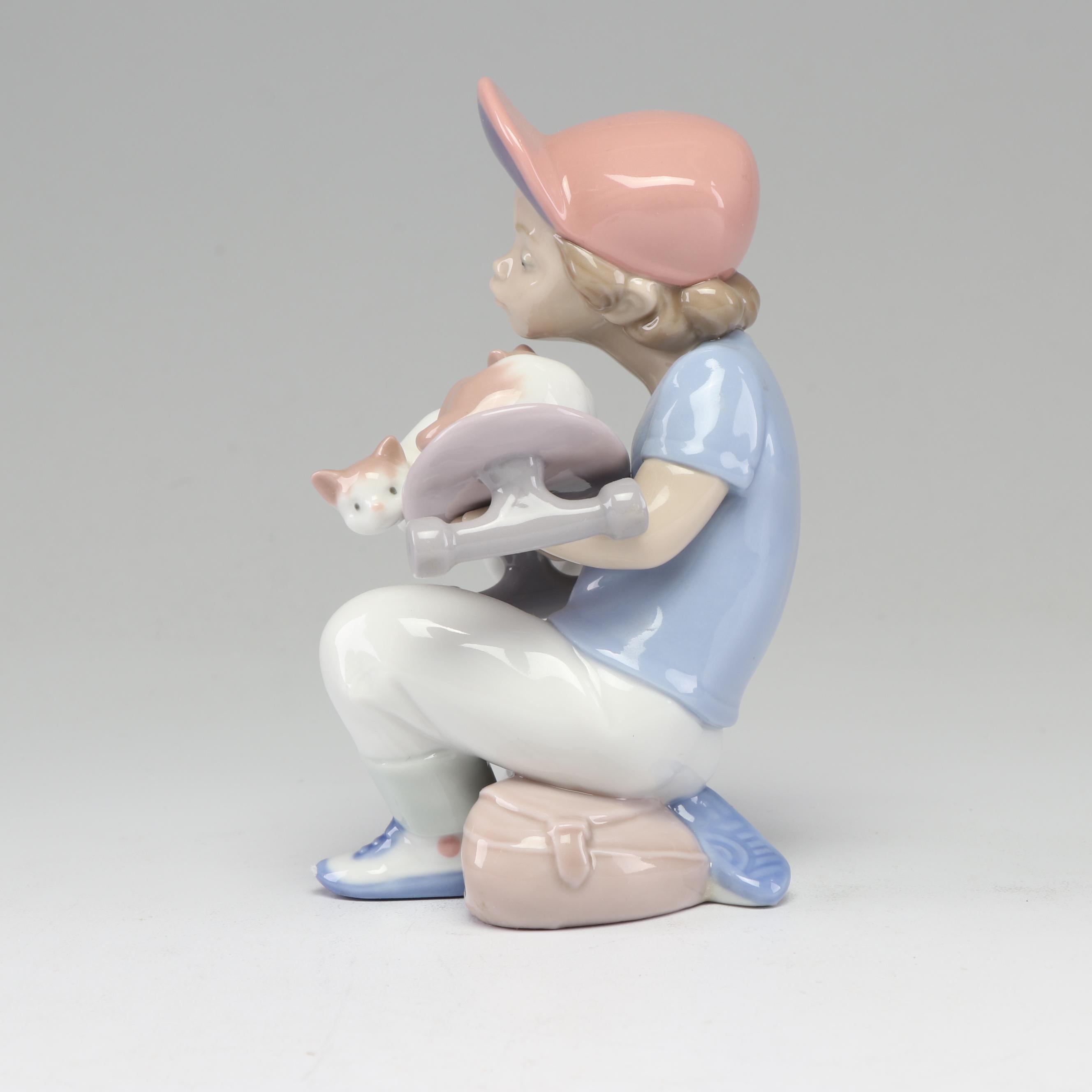 Lladró 1994 Event Figurine "Little Riders" #7623 Porcelain Figurine