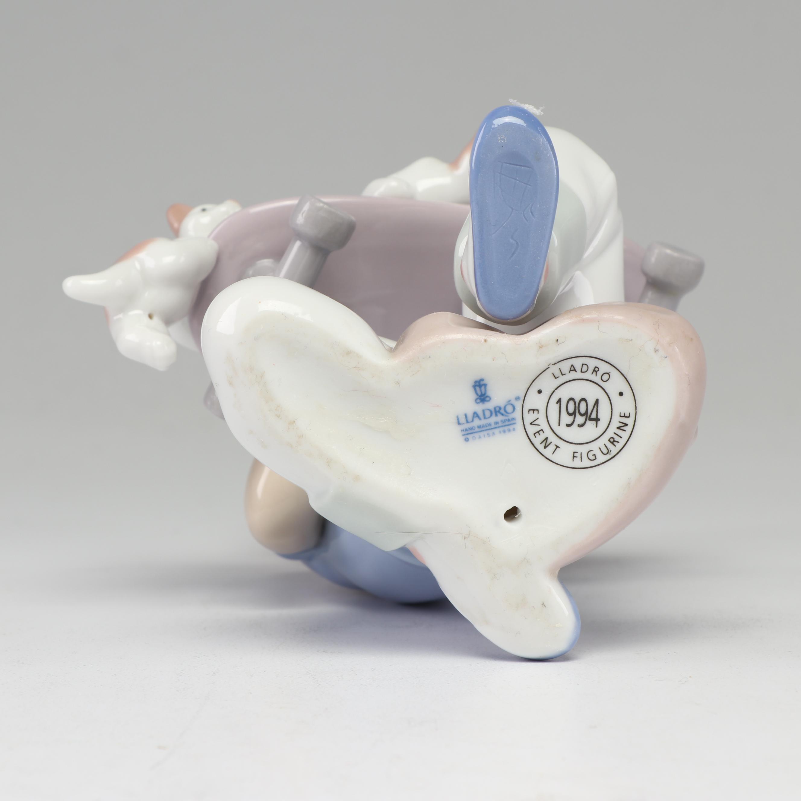 Lladró 1994 Event Figurine "Little Riders" #7623 Porcelain Figurine