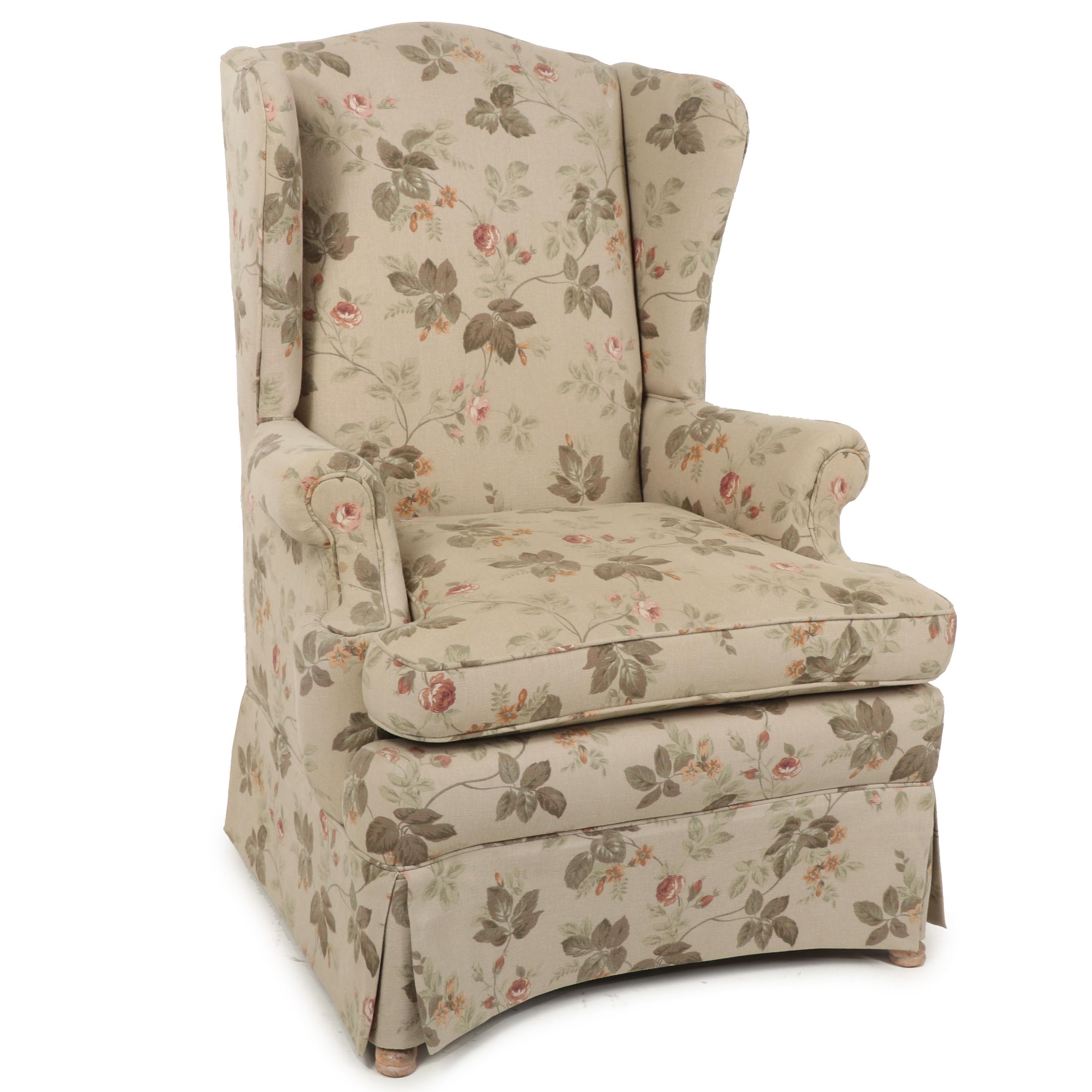 Vintage Floral Armchair