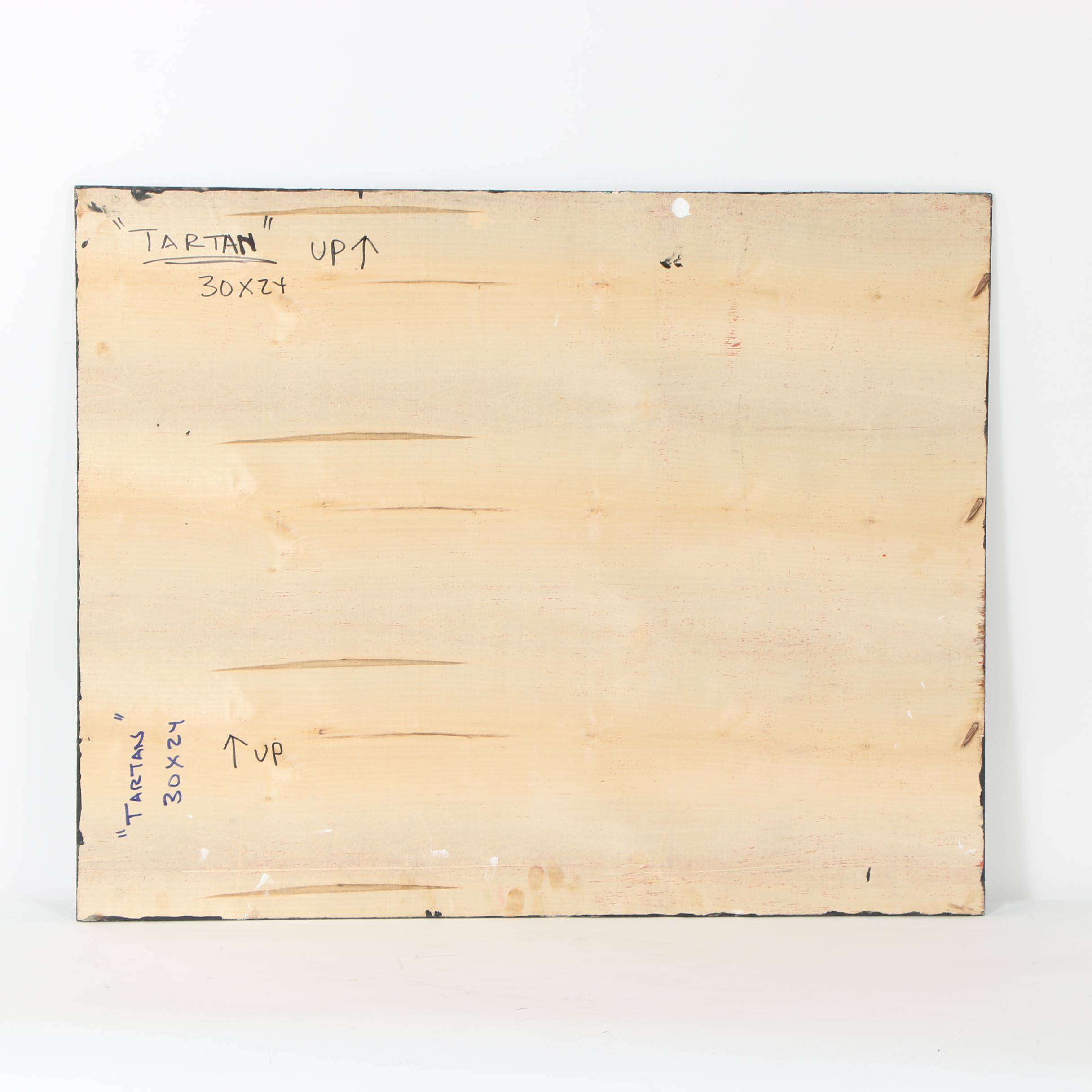 Randy Groden Mixed Media Painting "Tartan"