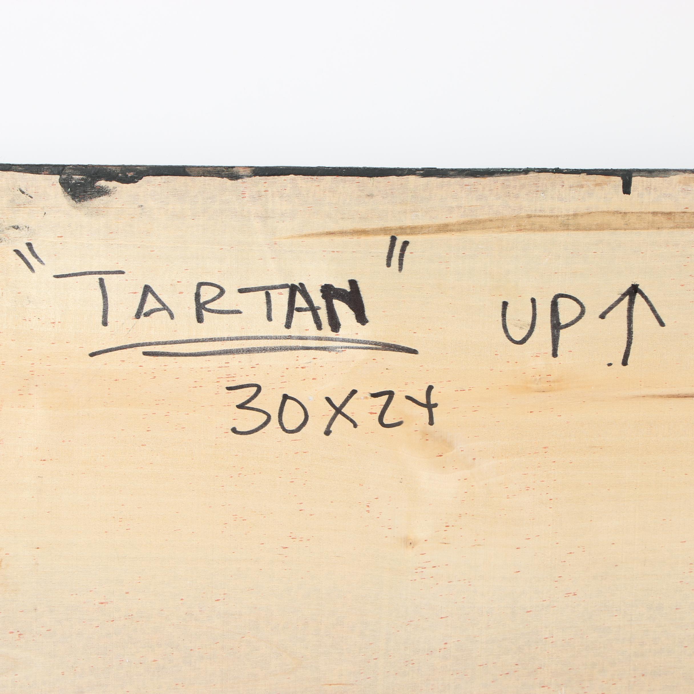 Randy Groden Mixed Media Painting "Tartan"