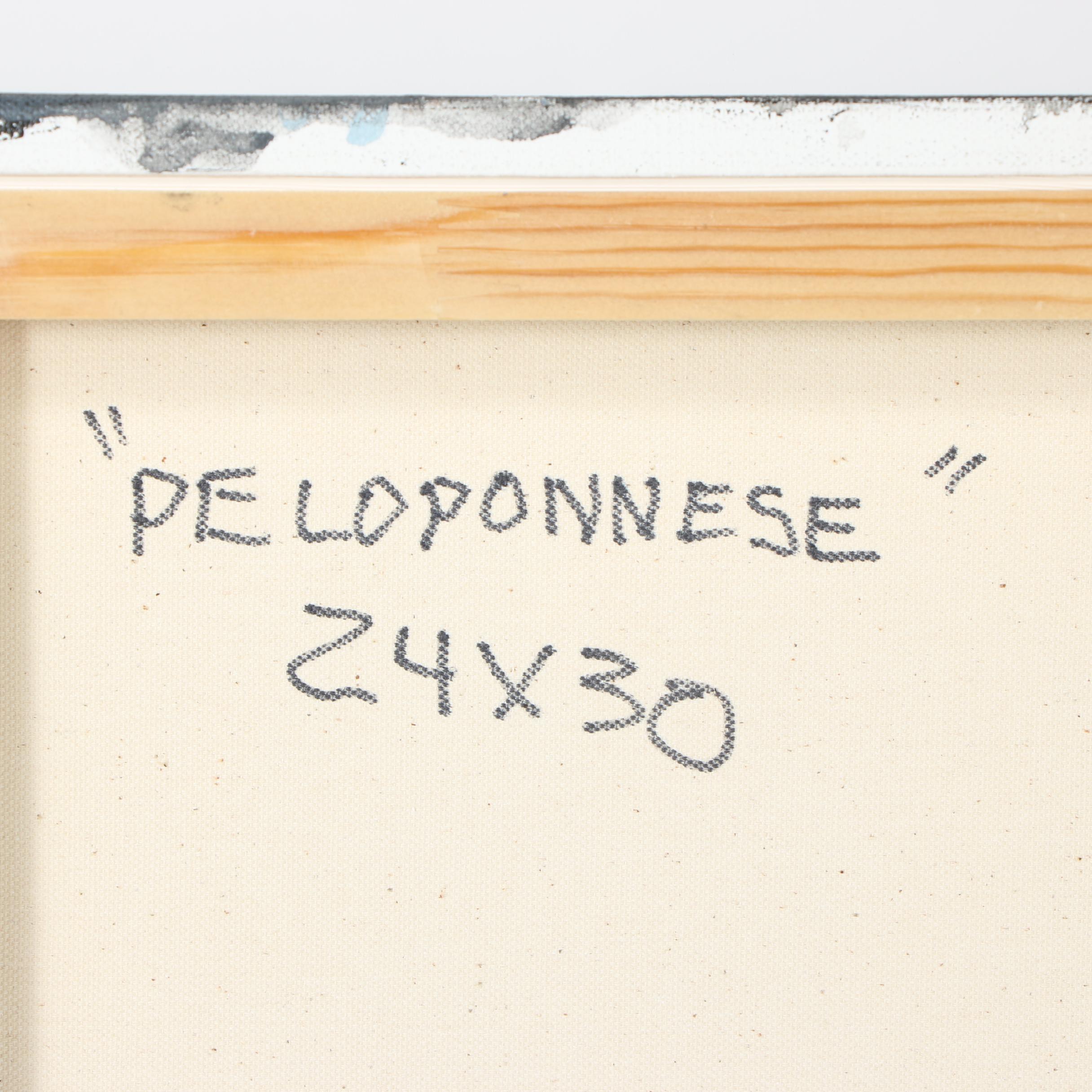 Randy Groden Mixed Media Painting "Peloponnese"