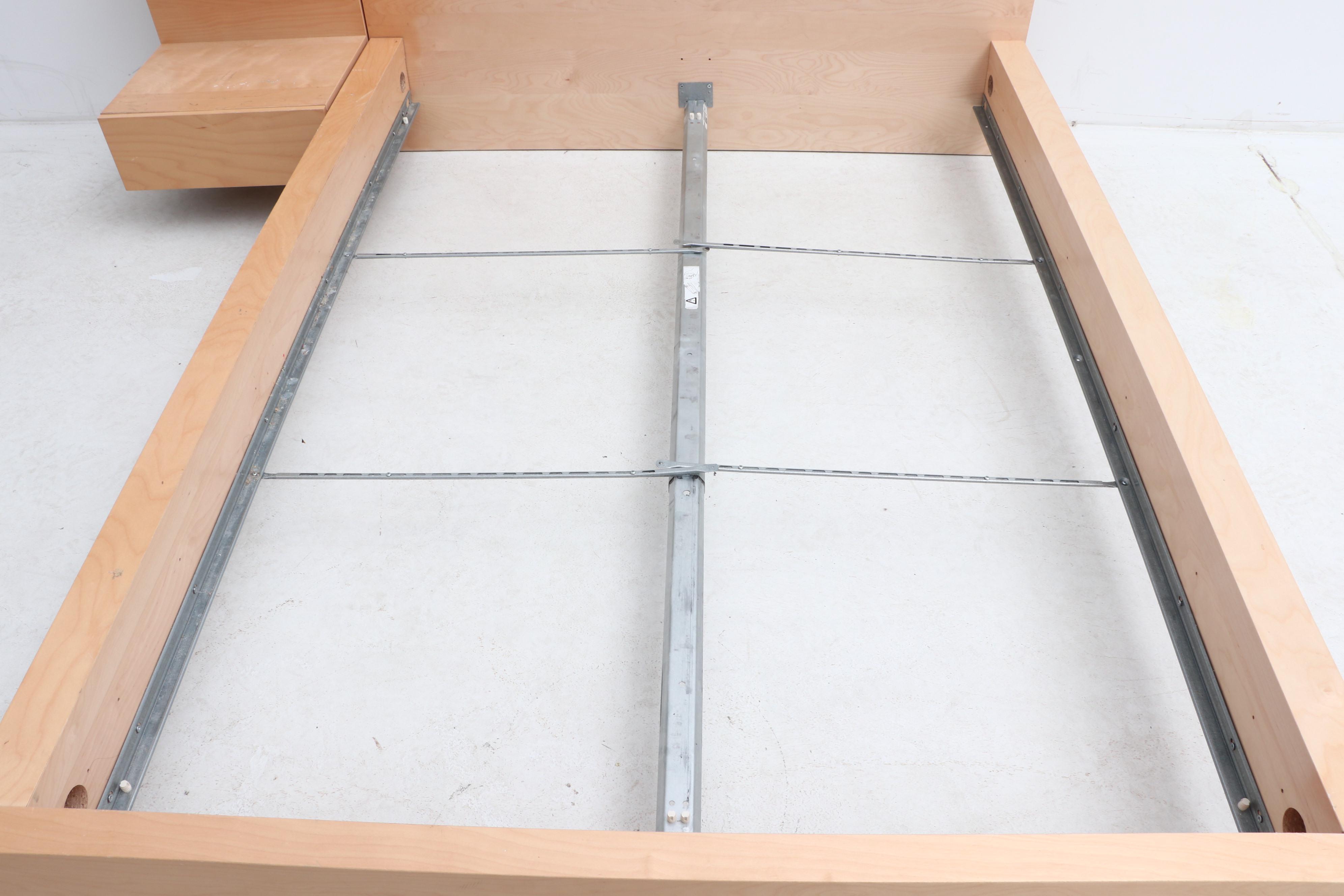 IKEA "Malm" Maple Veneer King Bed