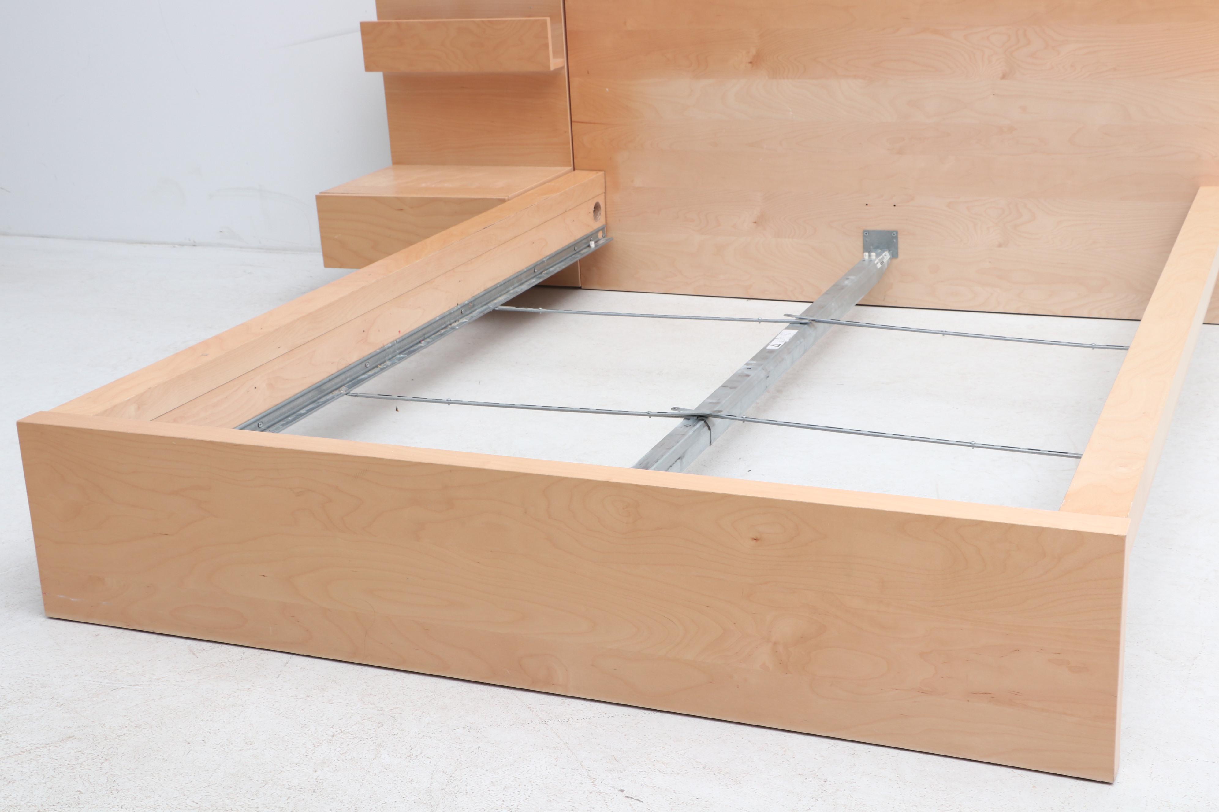 IKEA "Malm" Maple Veneer King Bed