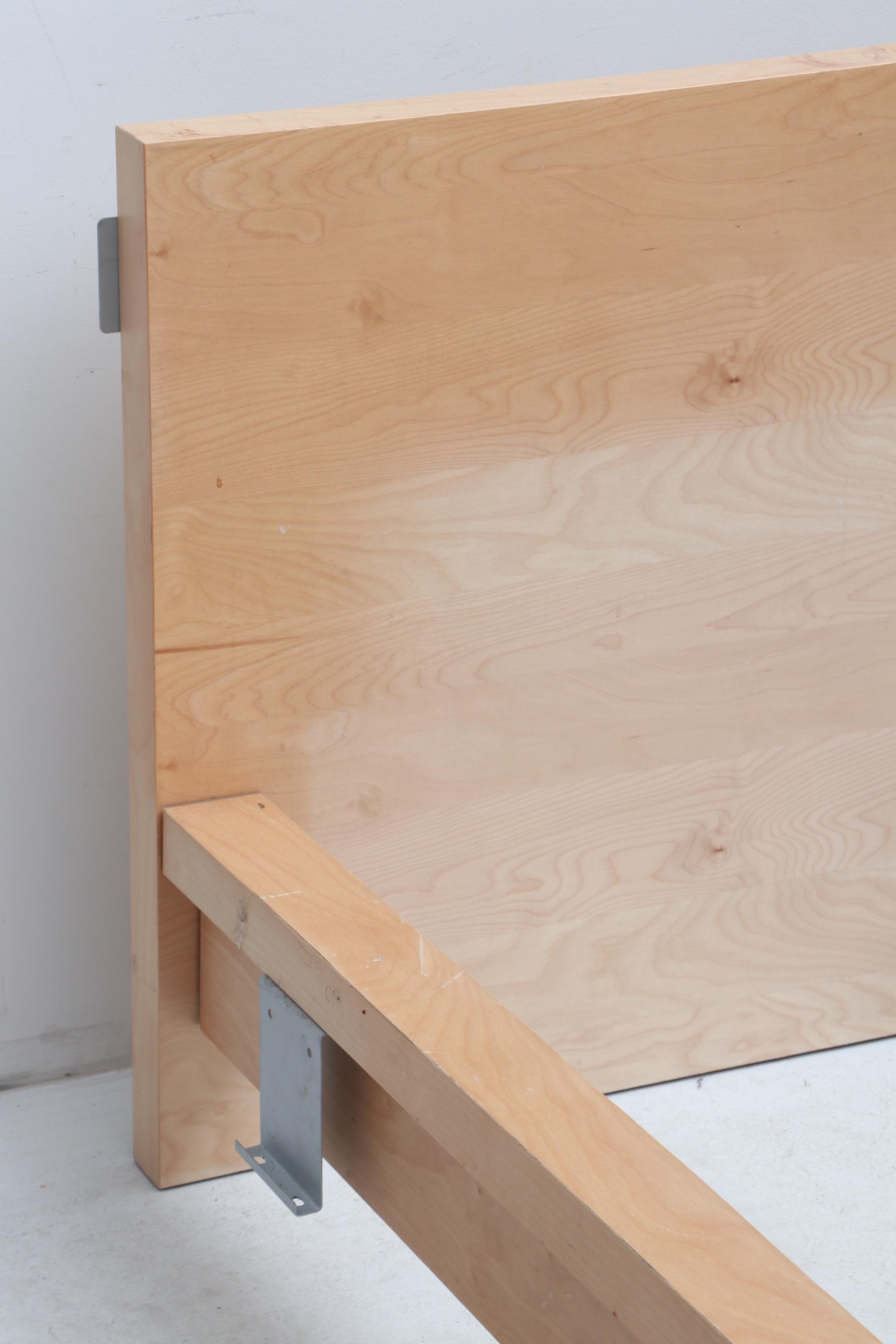 IKEA "Malm" Maple Veneer King Bed