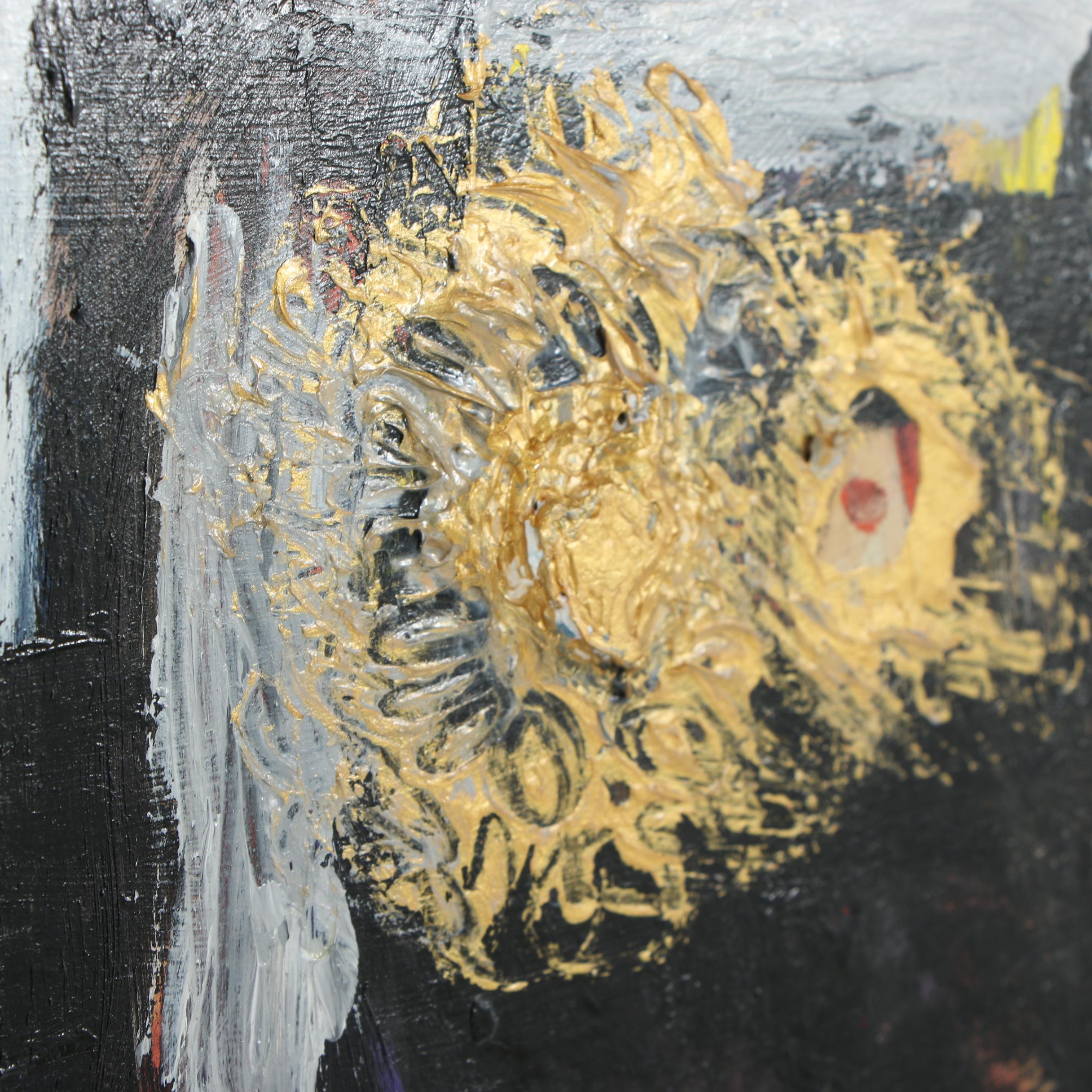 Randy Groden Mixed Media Painting "Orchomenus"