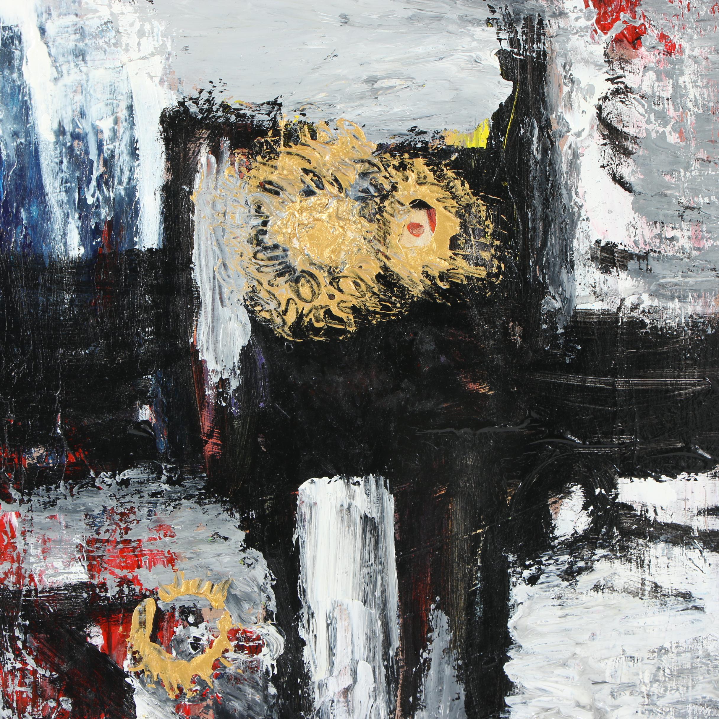 Randy Groden Mixed Media Painting "Orchomenus"