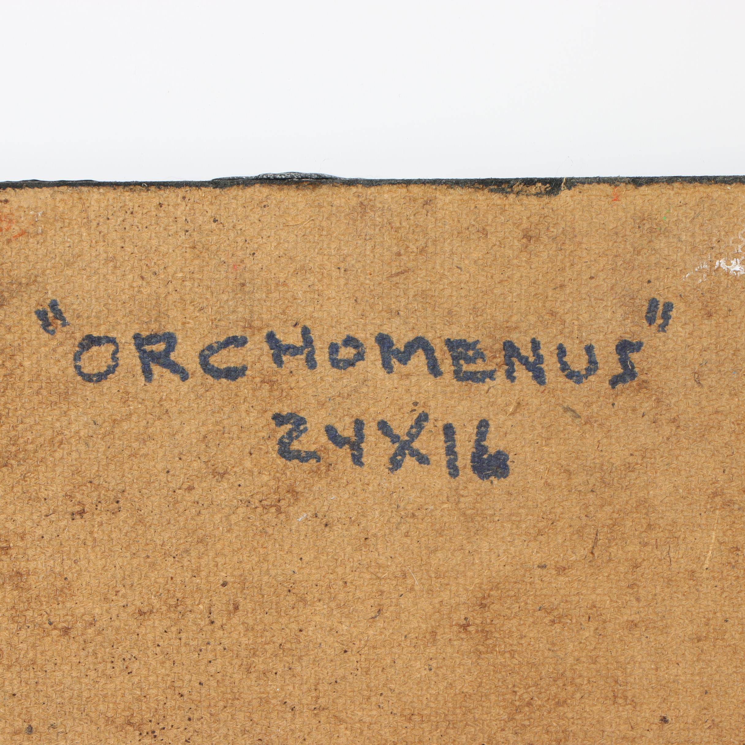 Randy Groden Mixed Media Painting "Orchomenus"