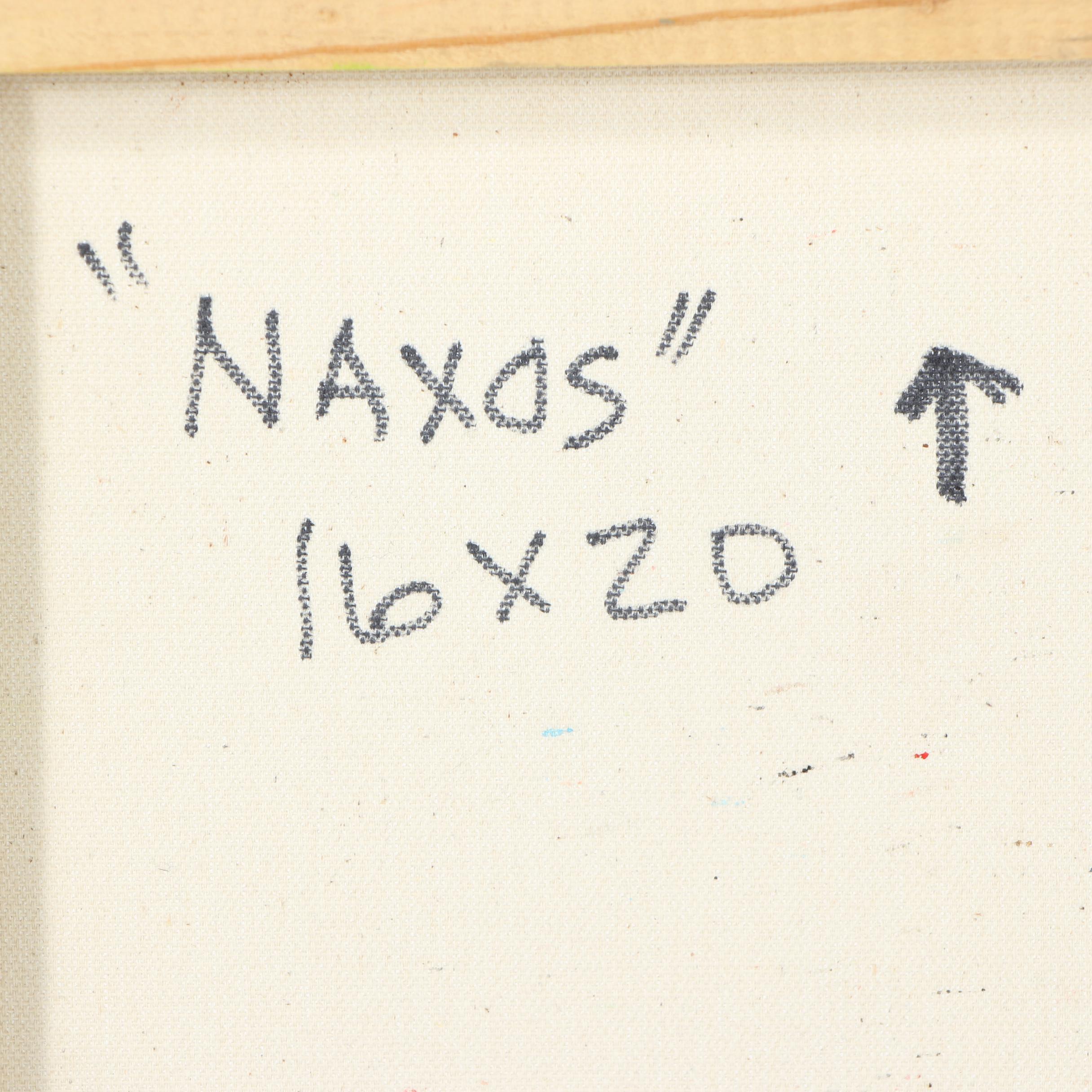 Randy Groden Mixed Media Painting "Naxos"