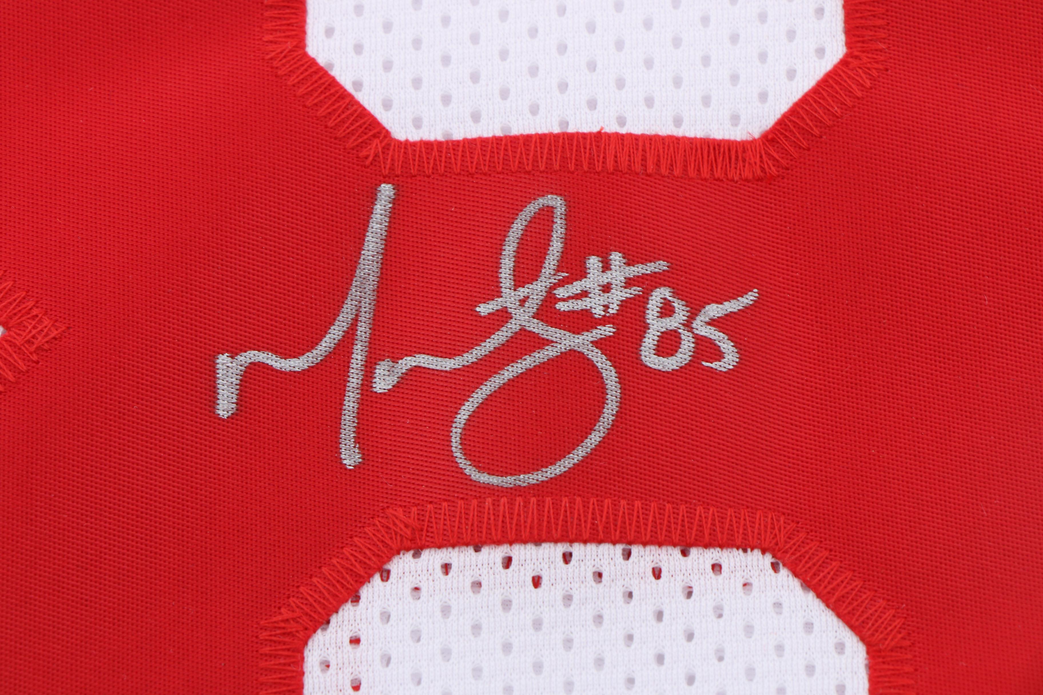 Martellus Bennett Signed Giants Replica Football Jersey  COA