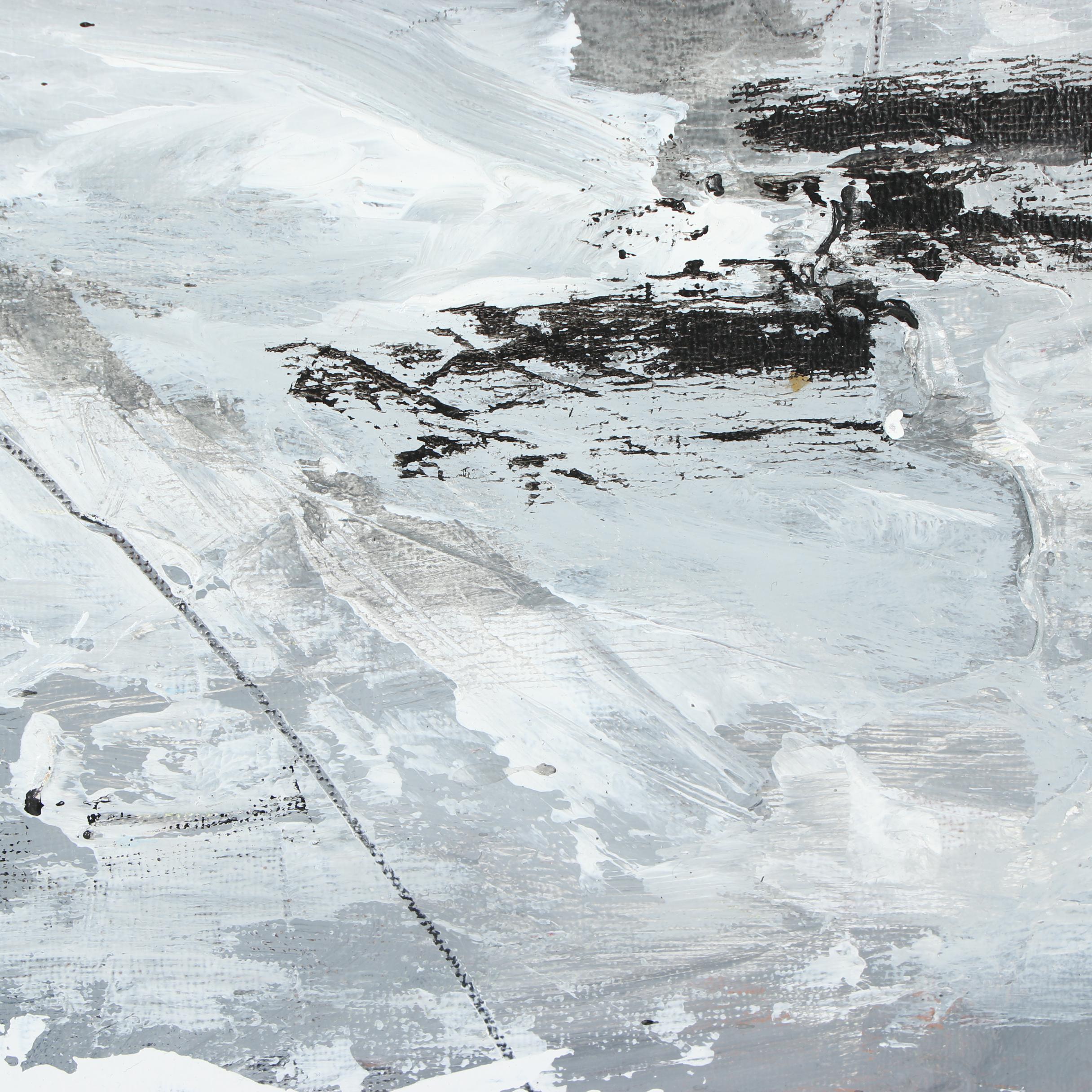 Randy Groden Mixed Media Painting "Shape of My Heart"