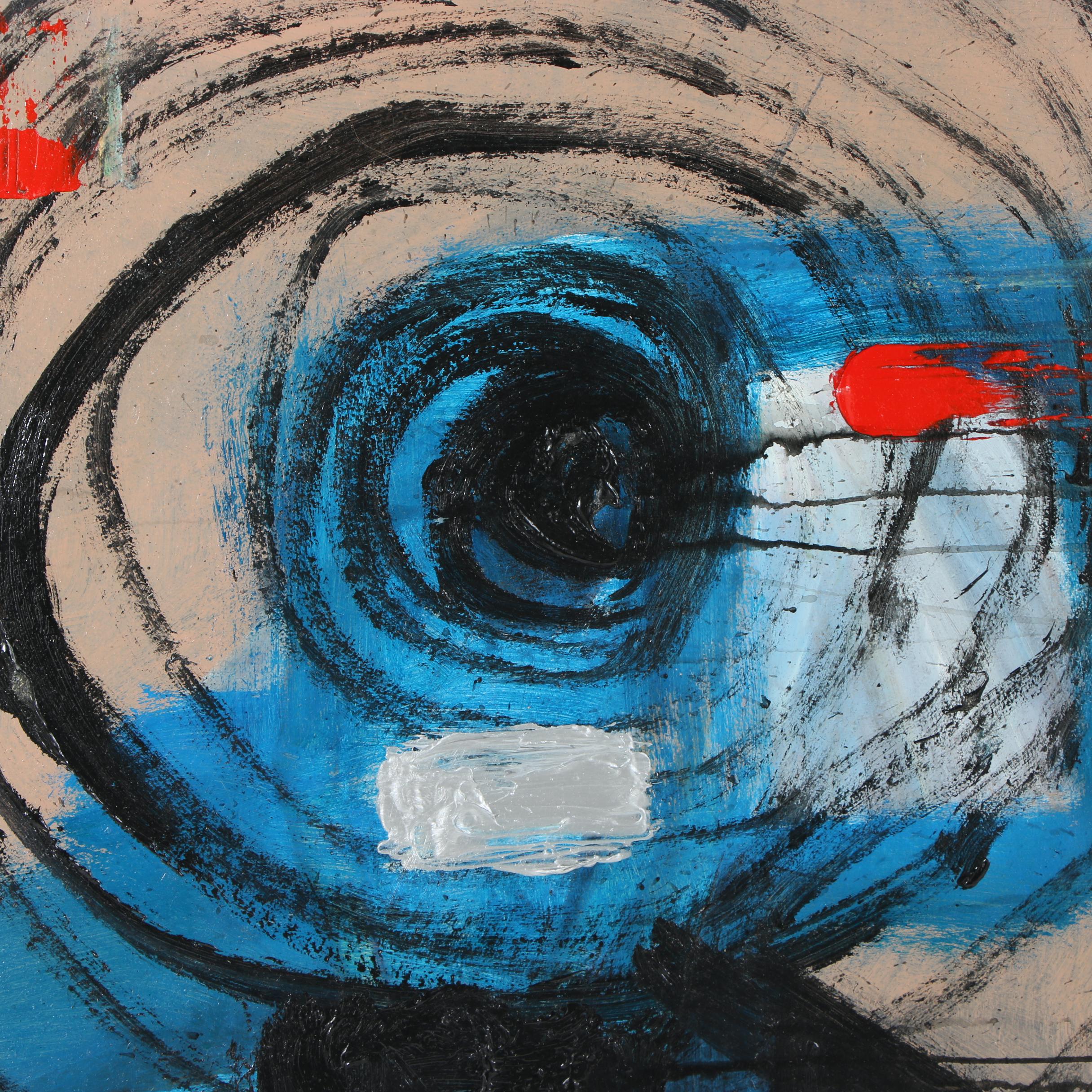 Randy Groden Mixed Media Painting "Iviron"