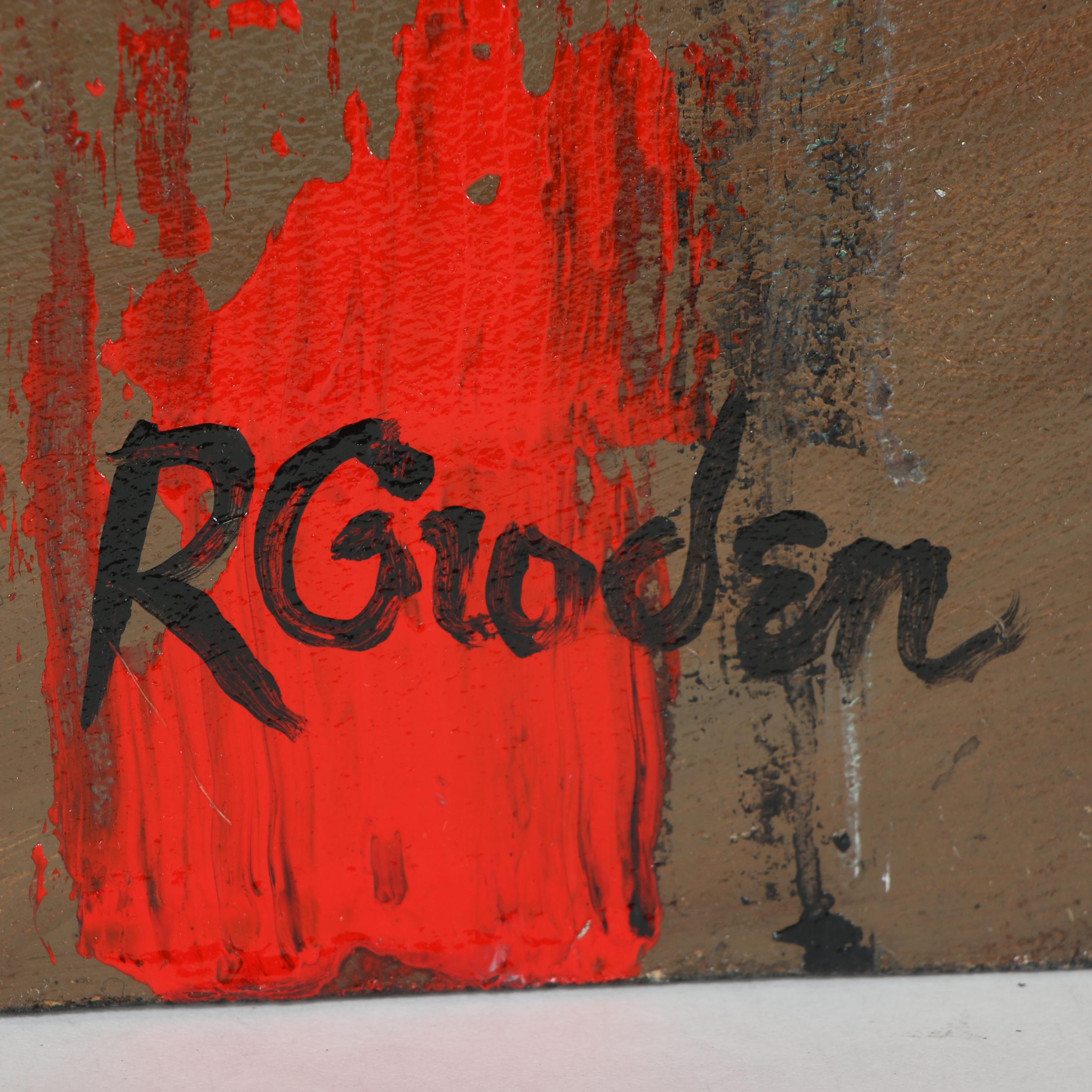 Randy Groden Mixed Media Painting "Iviron"