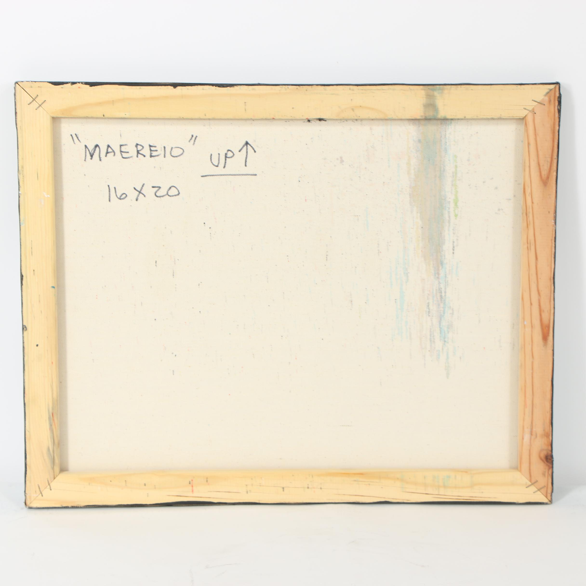 Randy Groden Mixed Media Painting "Maereio"