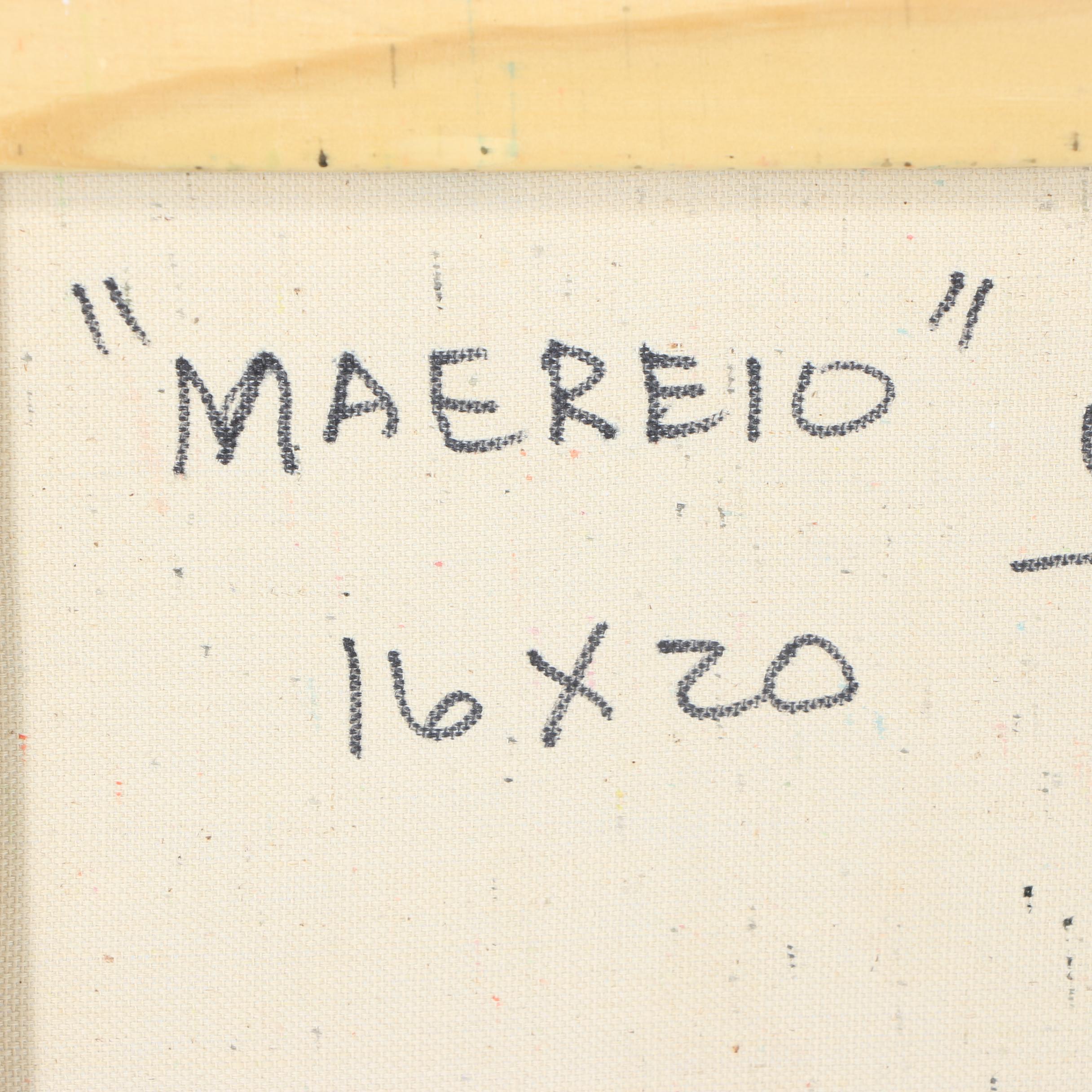 Randy Groden Mixed Media Painting "Maereio"