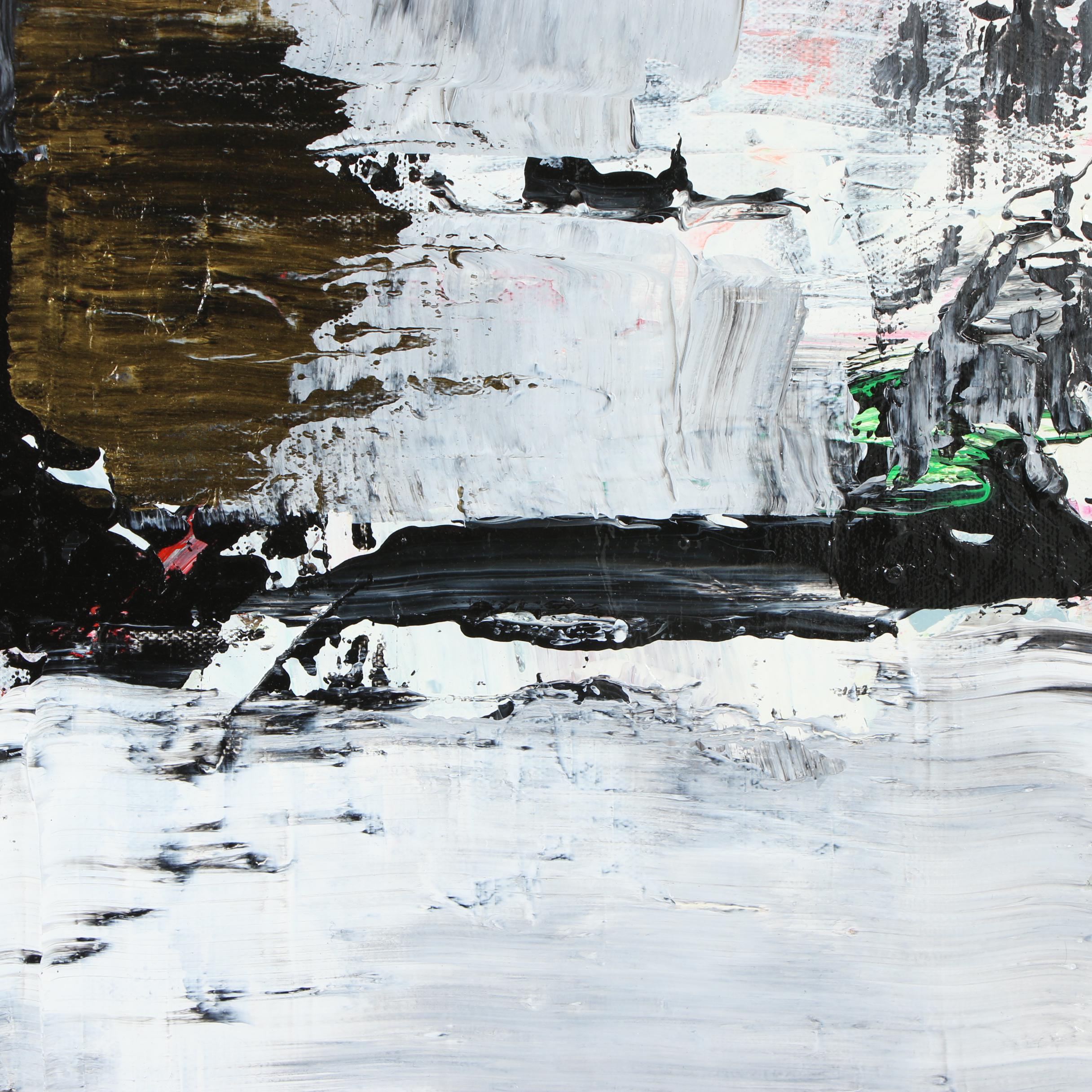 Randy Groden Mixed Media Painting "Zografou"