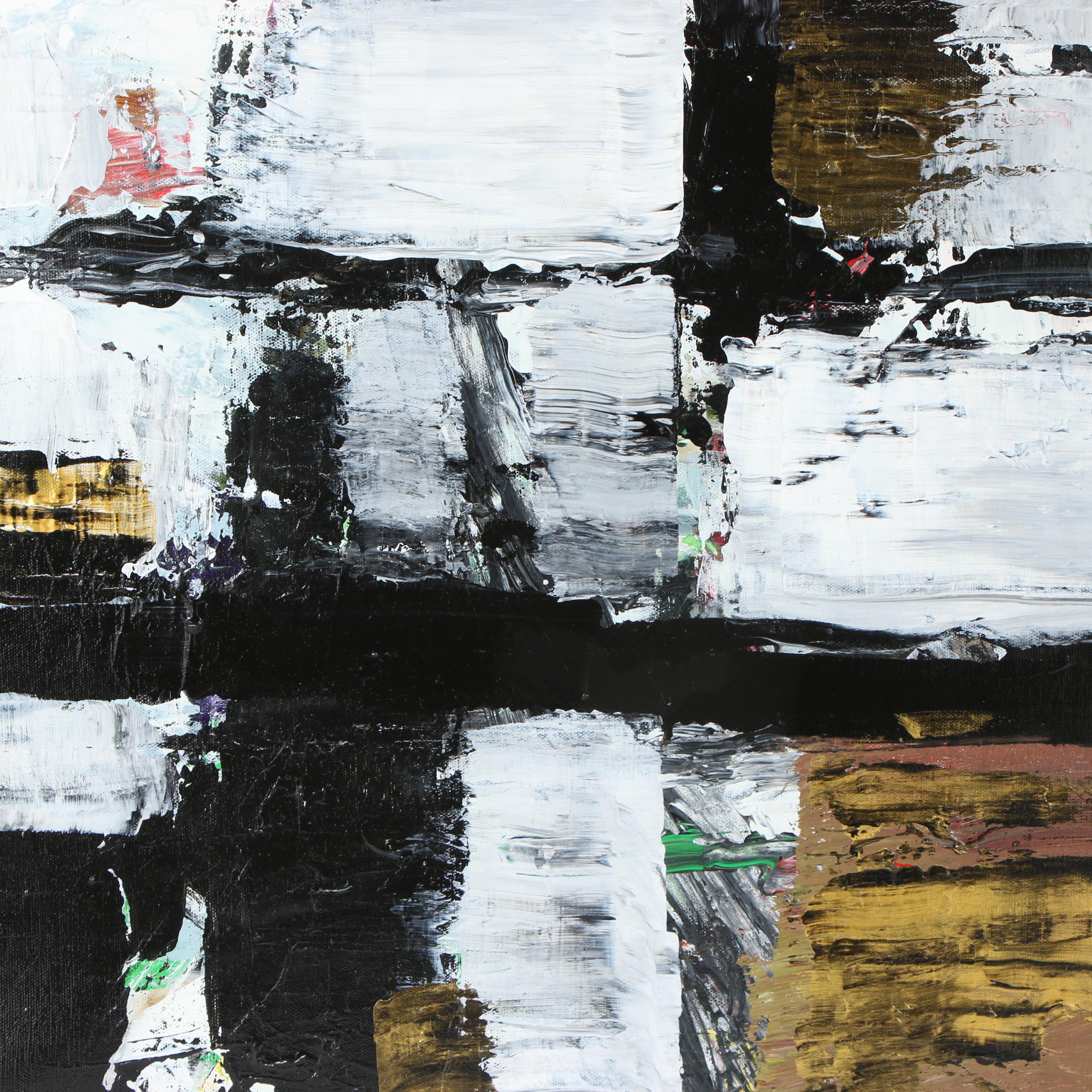 Randy Groden Mixed Media Painting "Zografou"