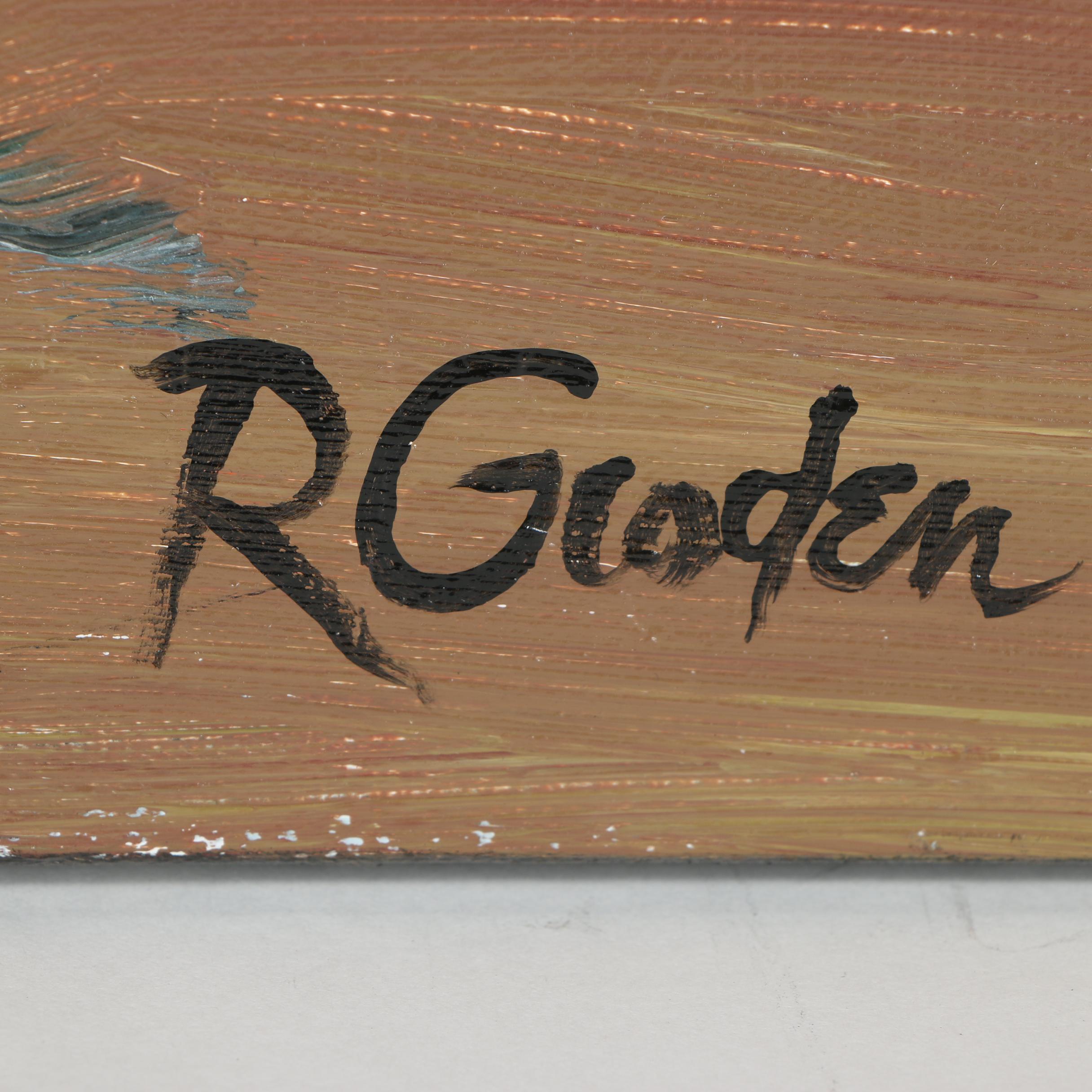 Randy Groden Mixed Media Painting "Zografou"