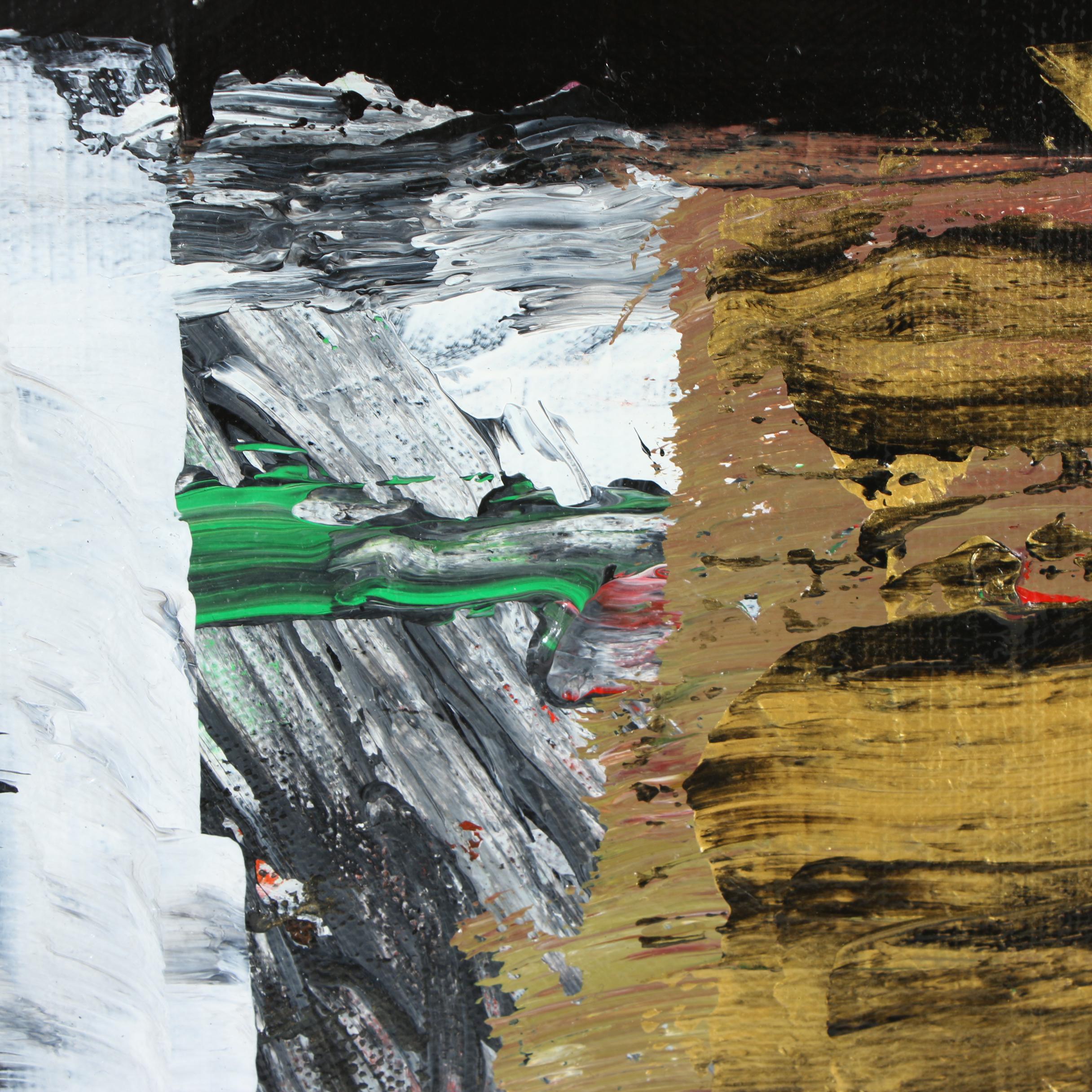 Randy Groden Mixed Media Painting "Zografou"