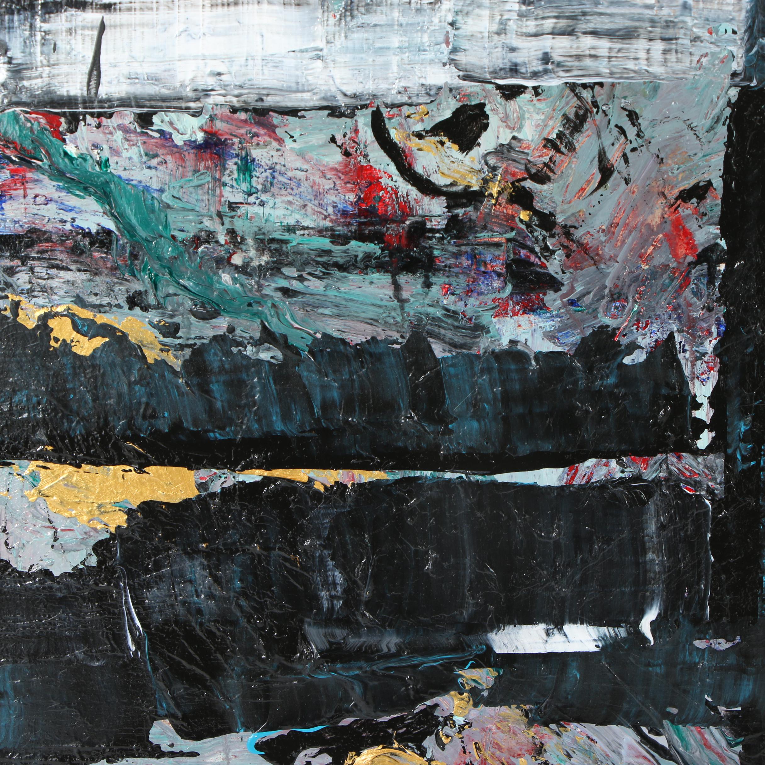 Randy Groden Mixed Media Painting "Umanta"