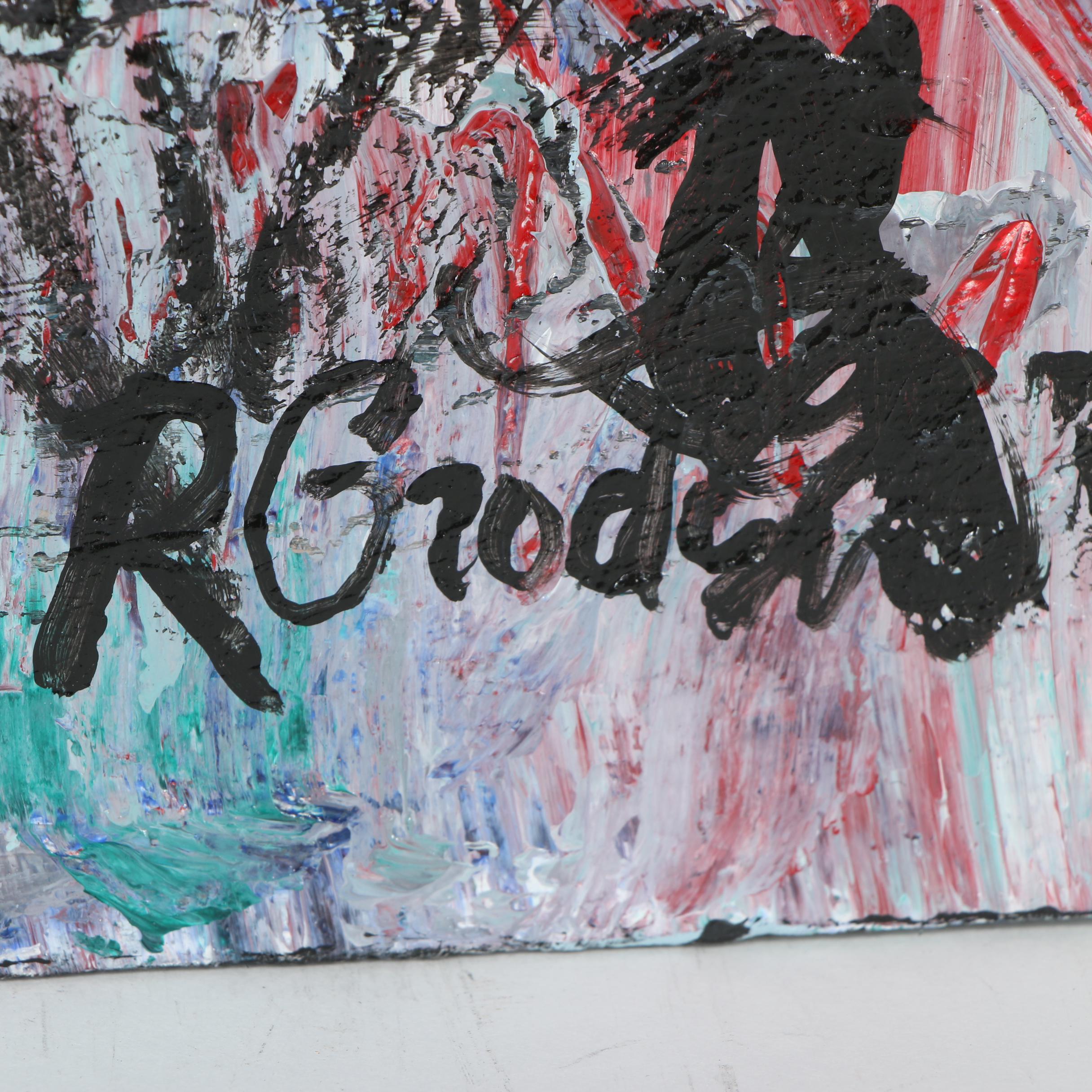 Randy Groden Mixed Media Painting "Umanta"