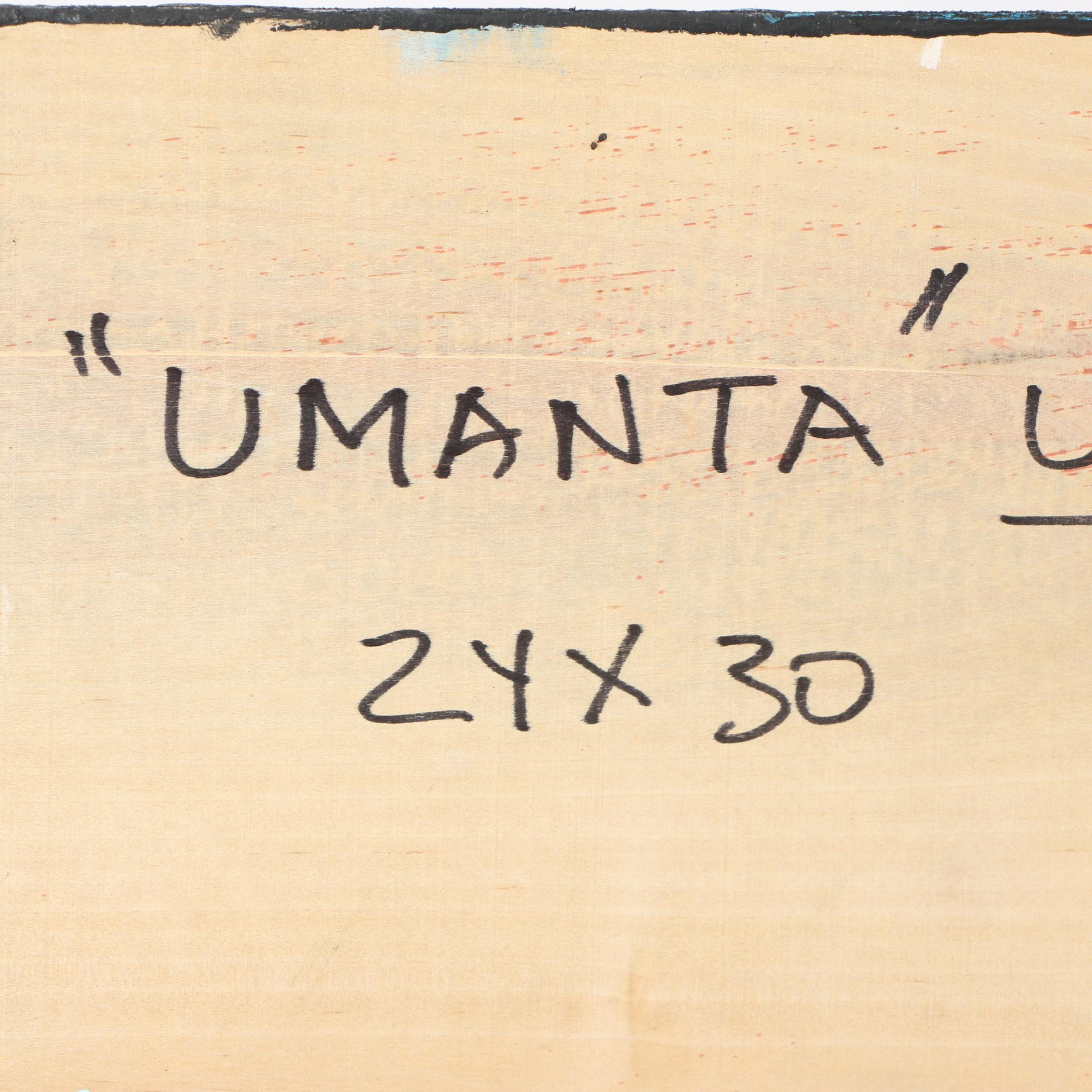 Randy Groden Mixed Media Painting "Umanta"