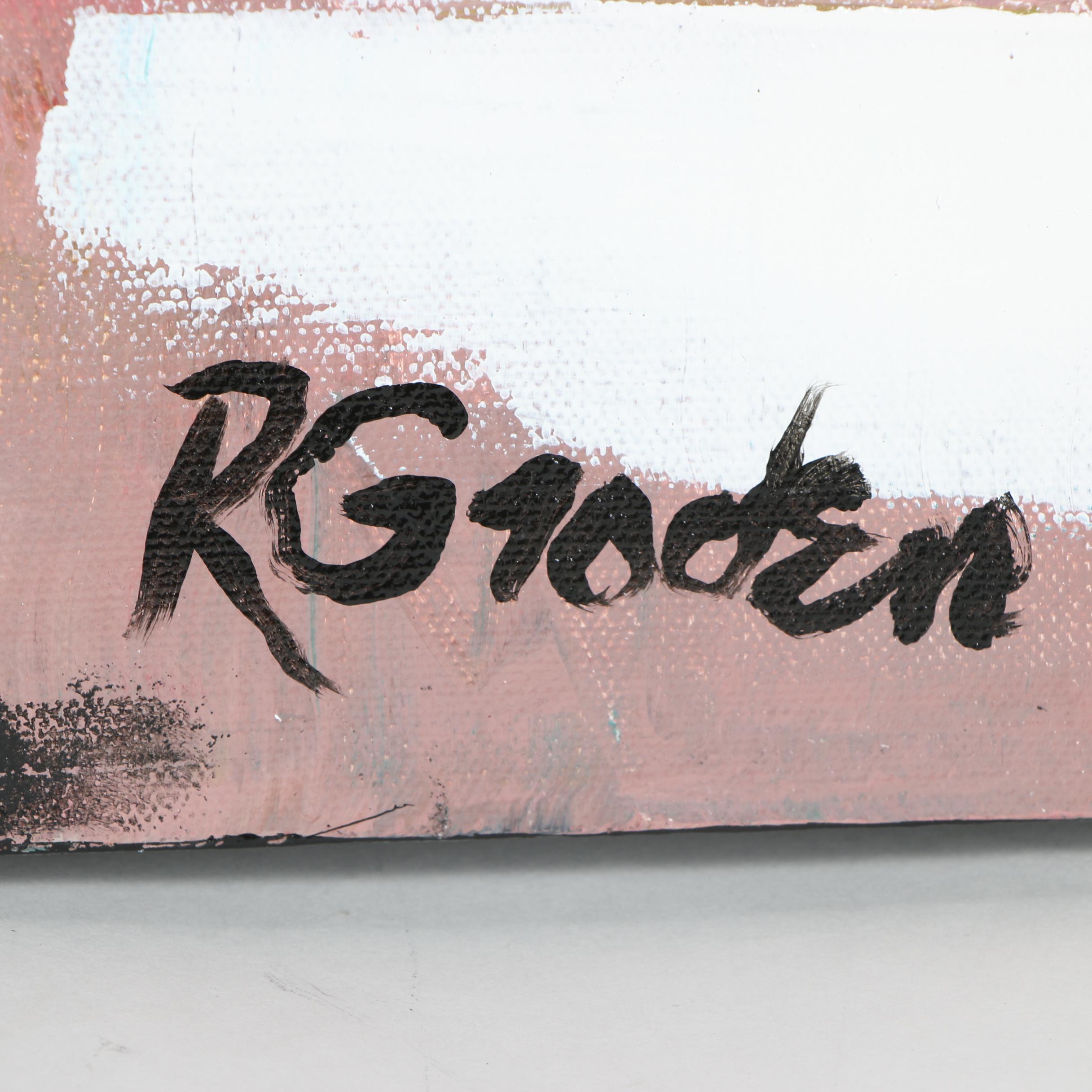 Randy Groden Mixed Media Painting "Arta"