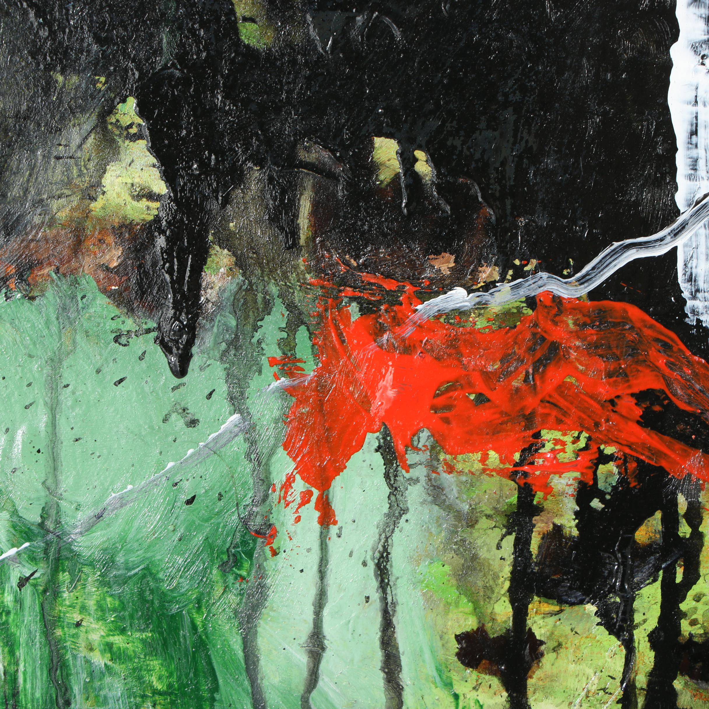 Randy Groden Mixed Media Painting "Chania"