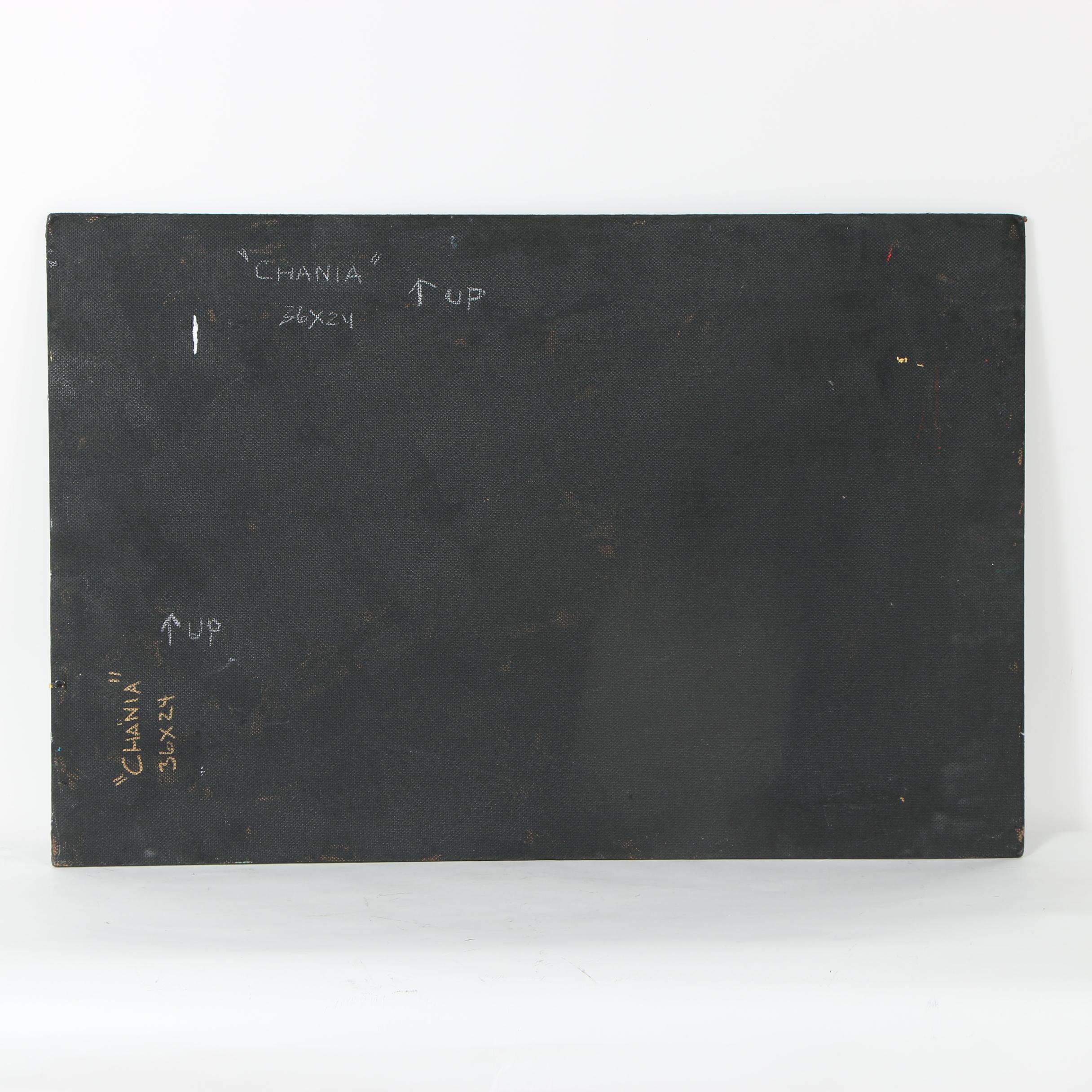 Randy Groden Mixed Media Painting "Chania"