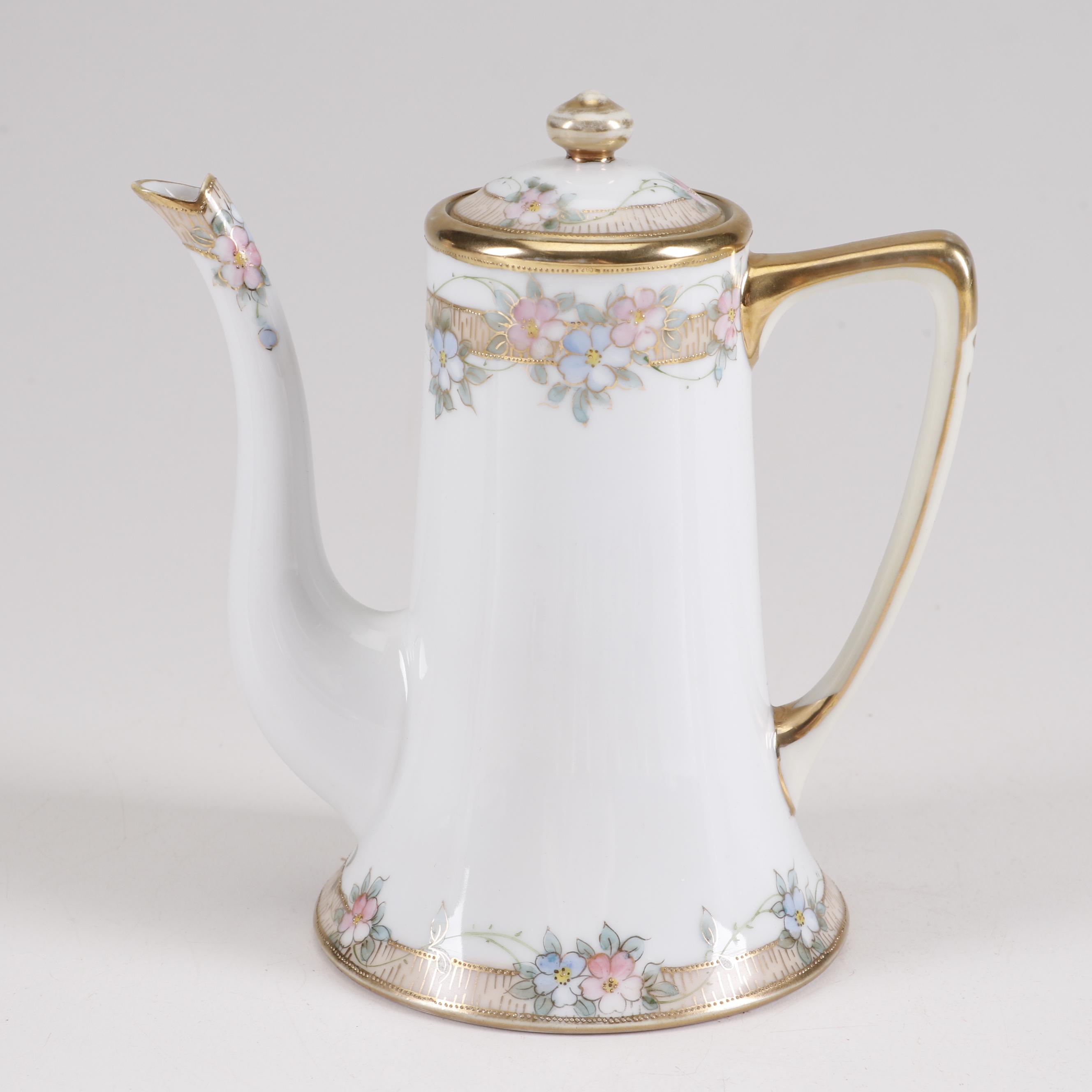 Nippon Hand Painted Miniature Tea Set