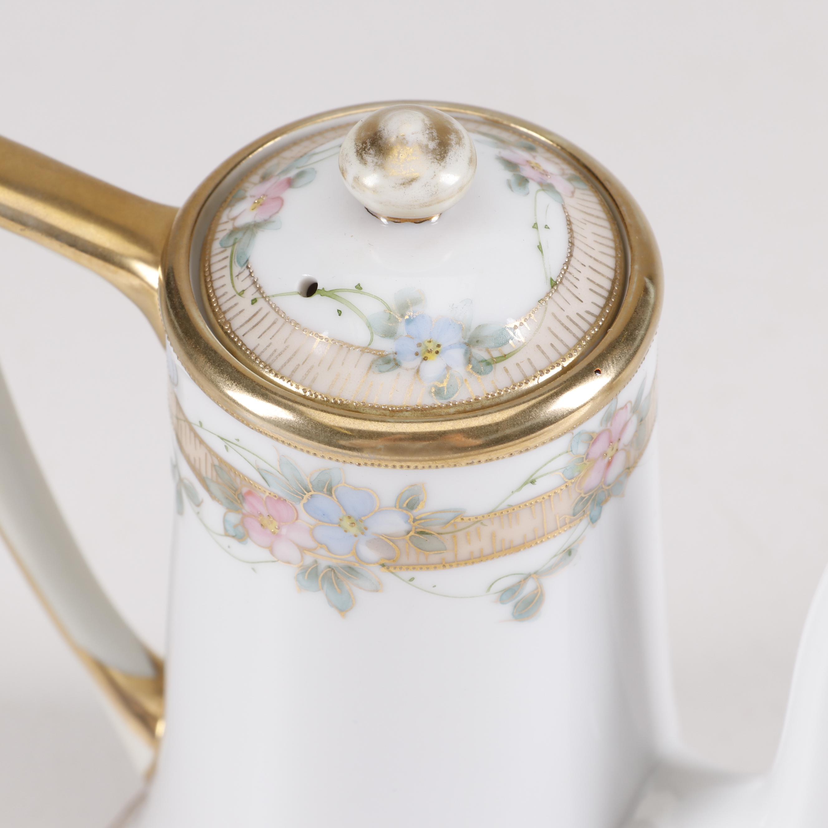 Nippon Hand Painted Miniature Tea Set