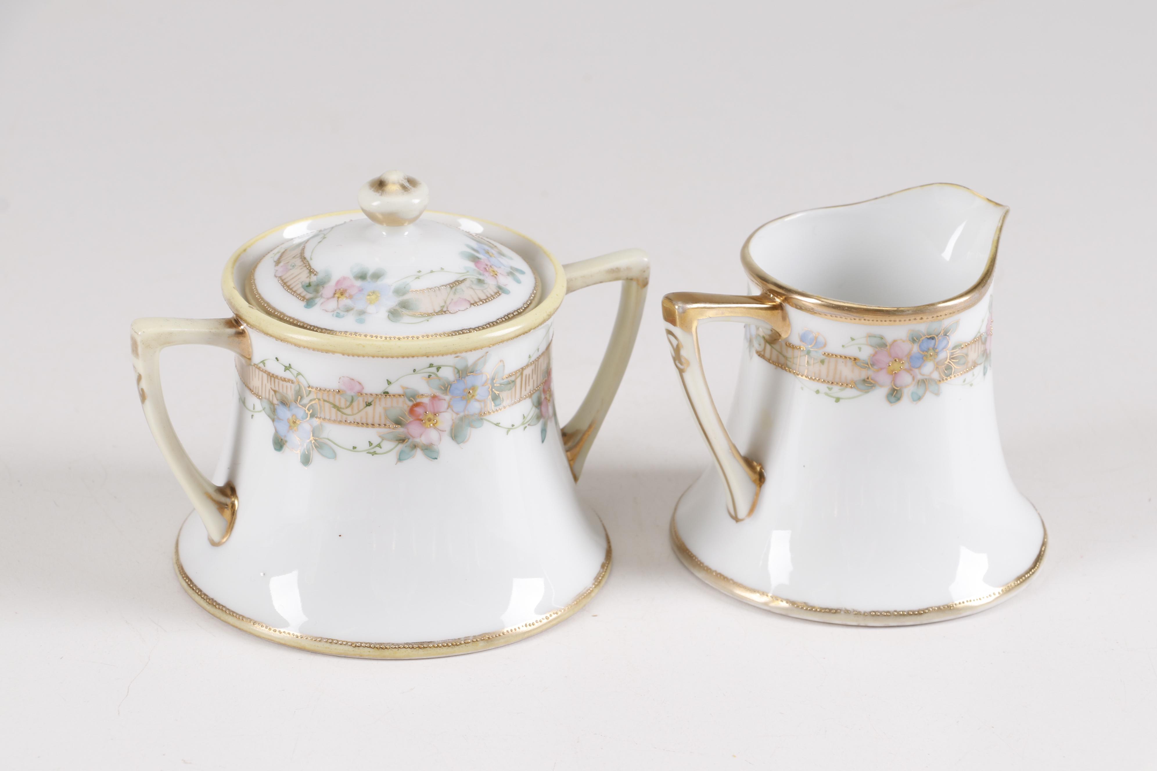 Nippon Hand Painted Miniature Tea Set