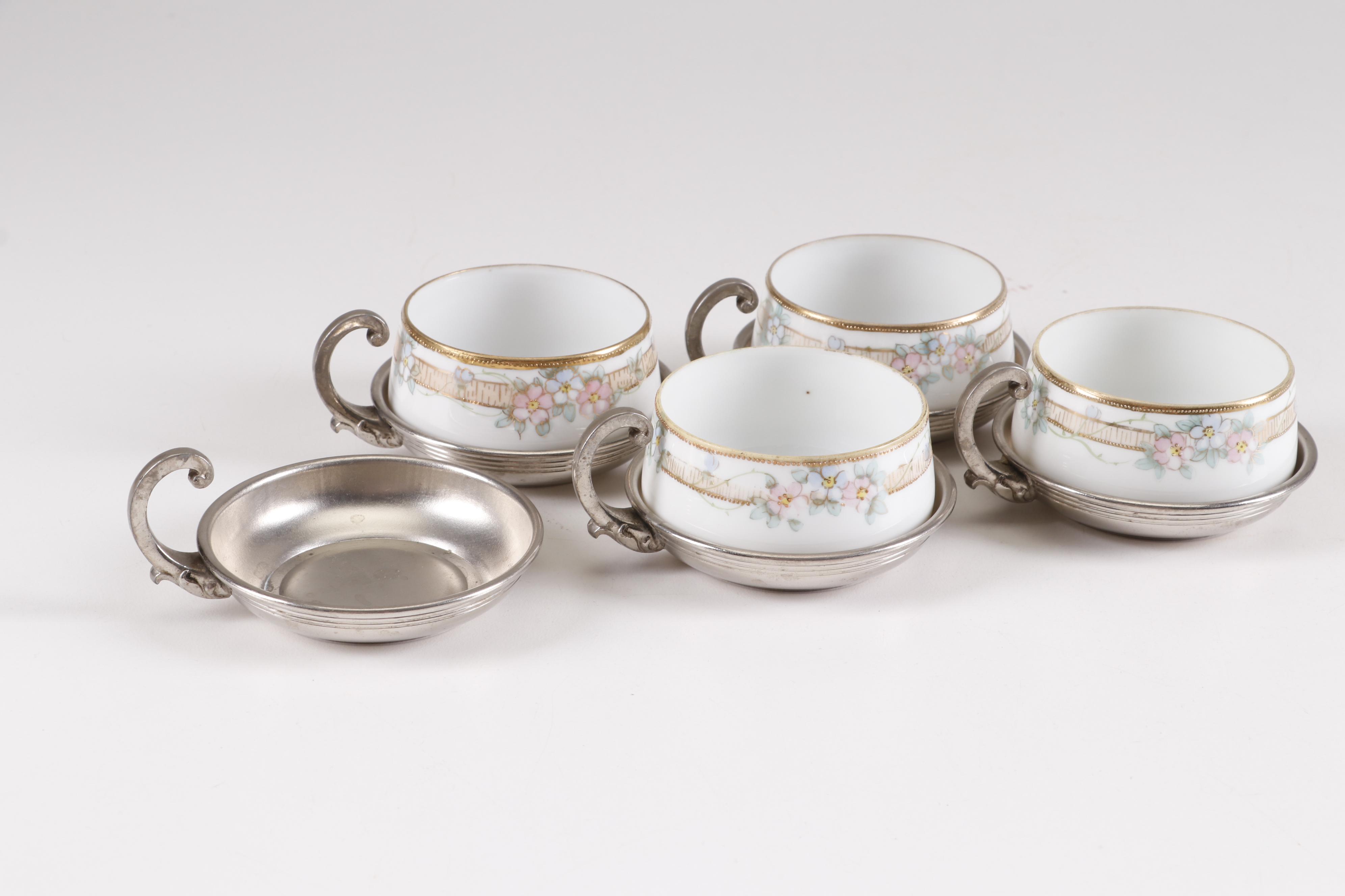 Nippon Hand Painted Miniature Tea Set