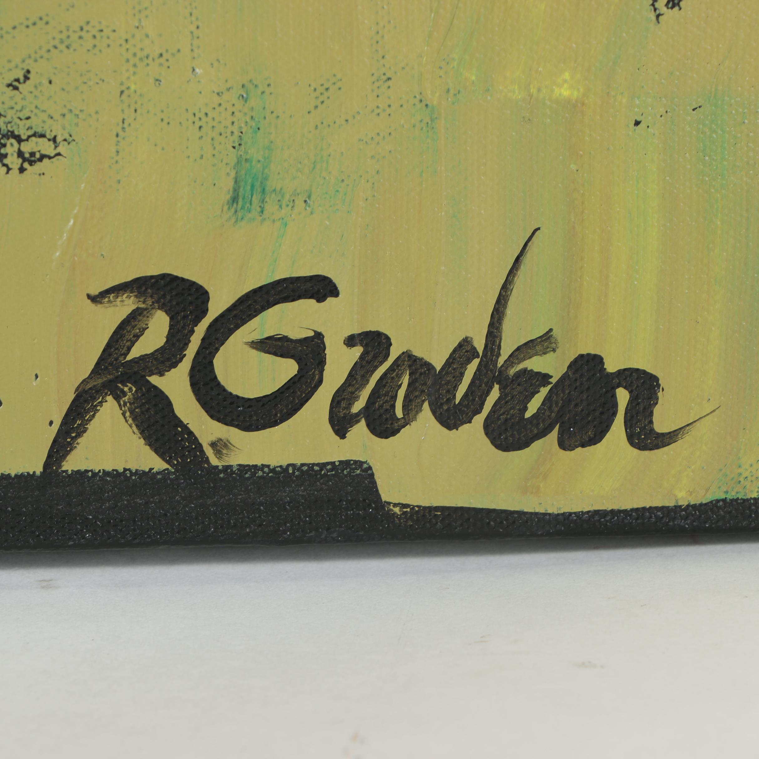 Randy Groden Mixed Media Painting "Fokida"