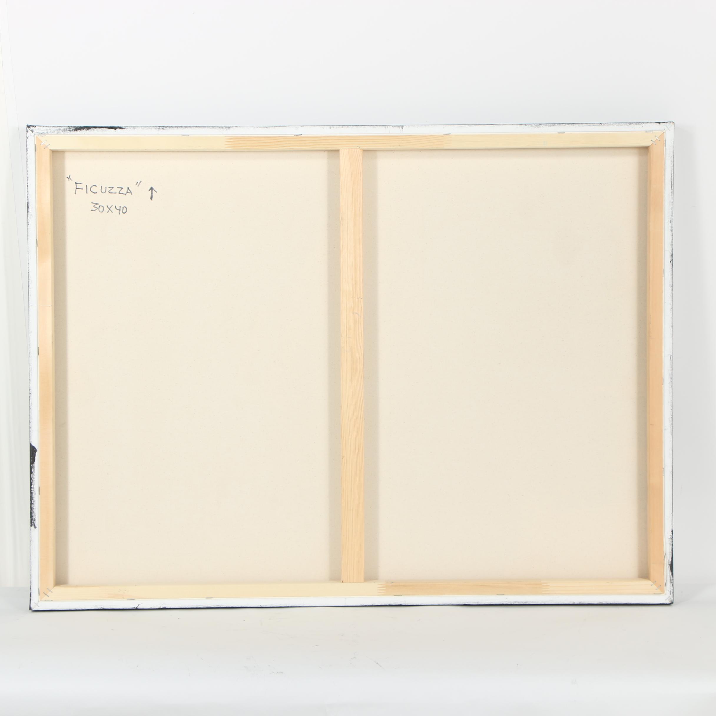 Randy Groden Mixed Media Painting "Ficuzza"