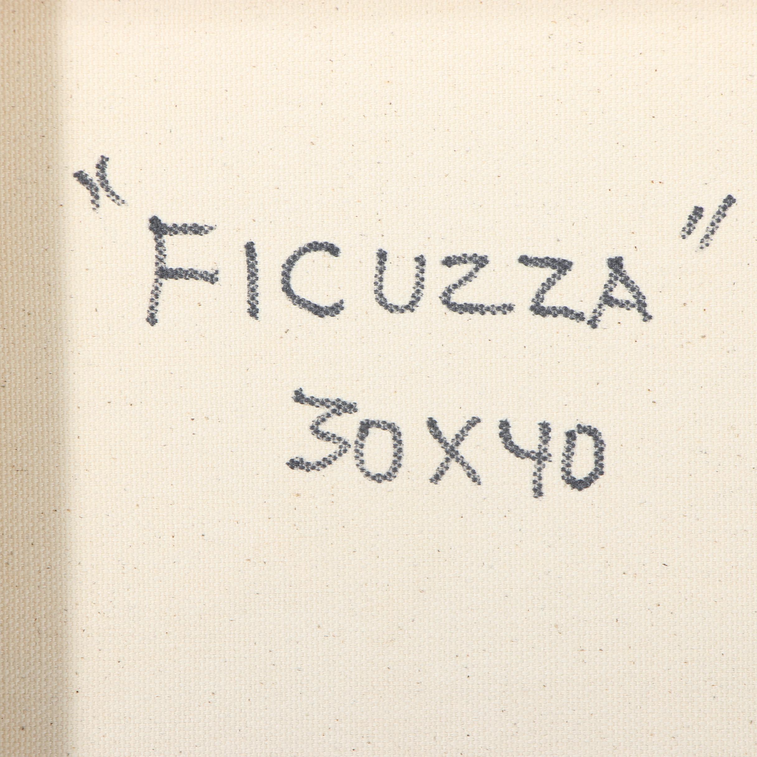 Randy Groden Mixed Media Painting "Ficuzza"