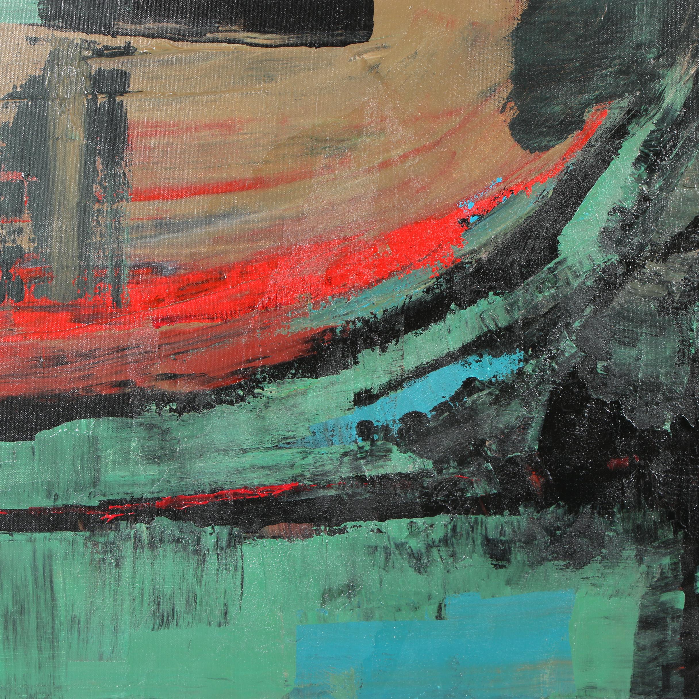 Randy Groden Mixed Media Painting "Metochi"