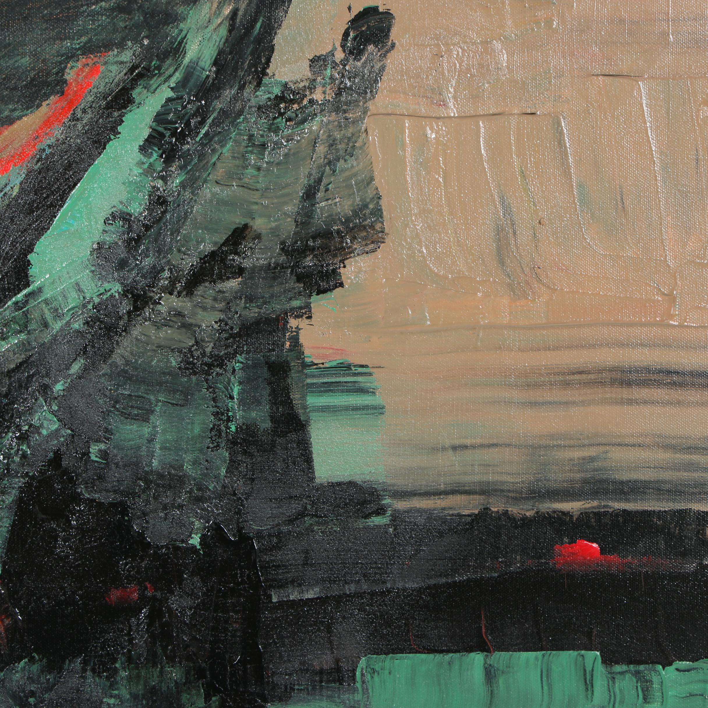 Randy Groden Mixed Media Painting "Metochi"