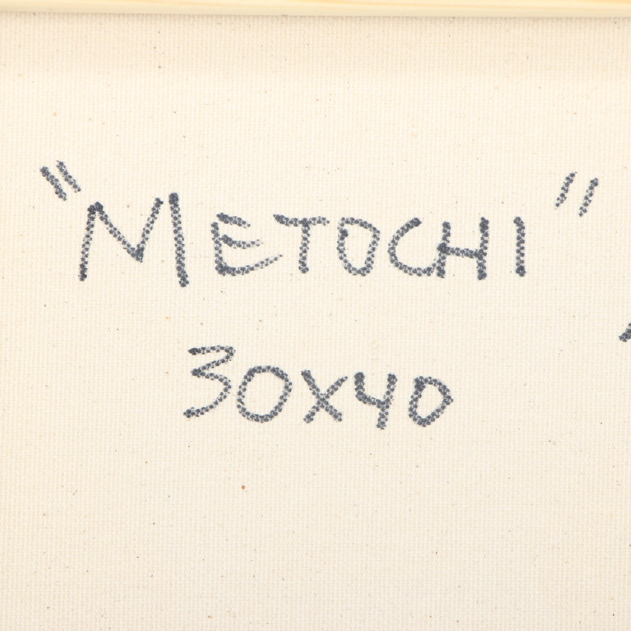 Randy Groden Mixed Media Painting "Metochi"