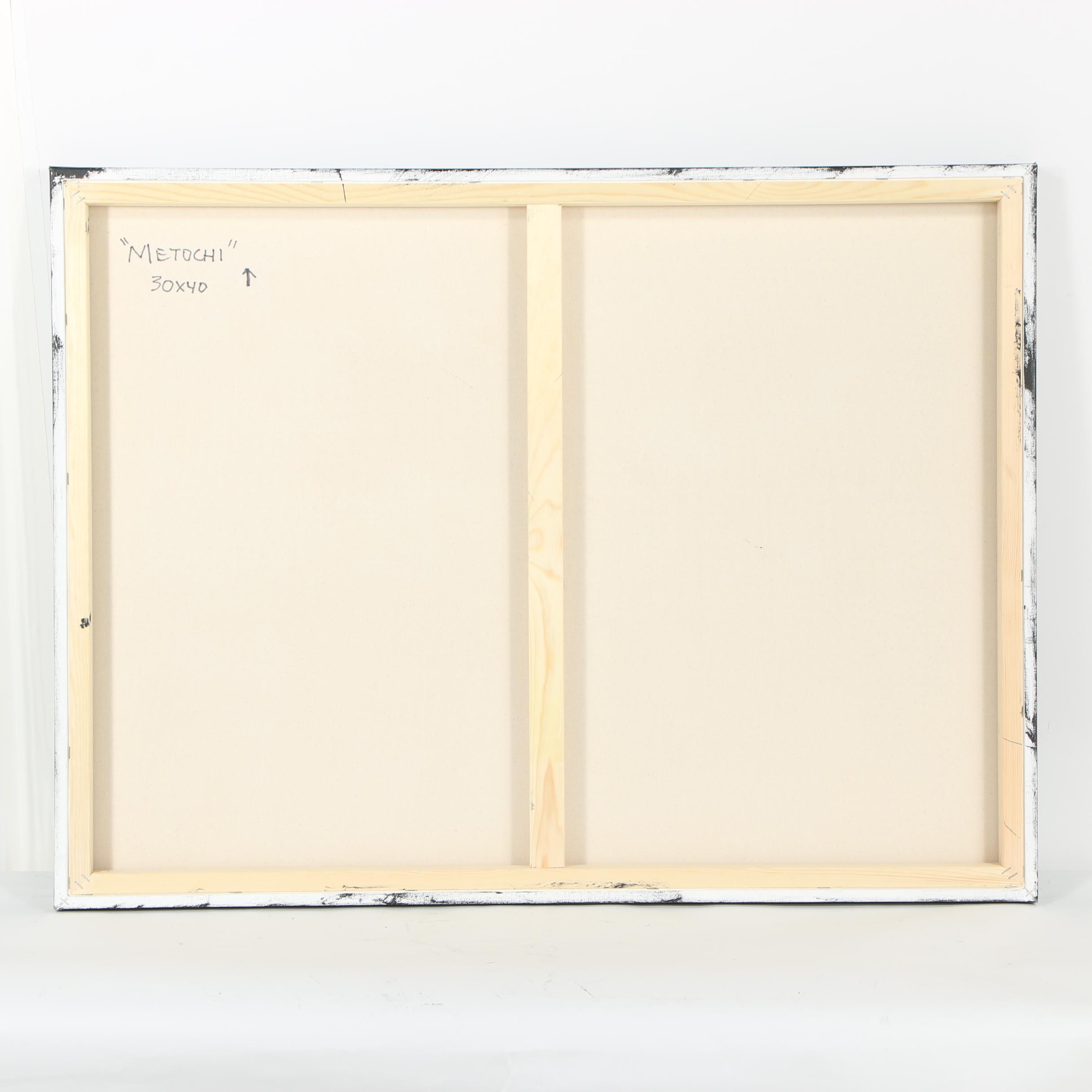 Randy Groden Mixed Media Painting "Metochi"