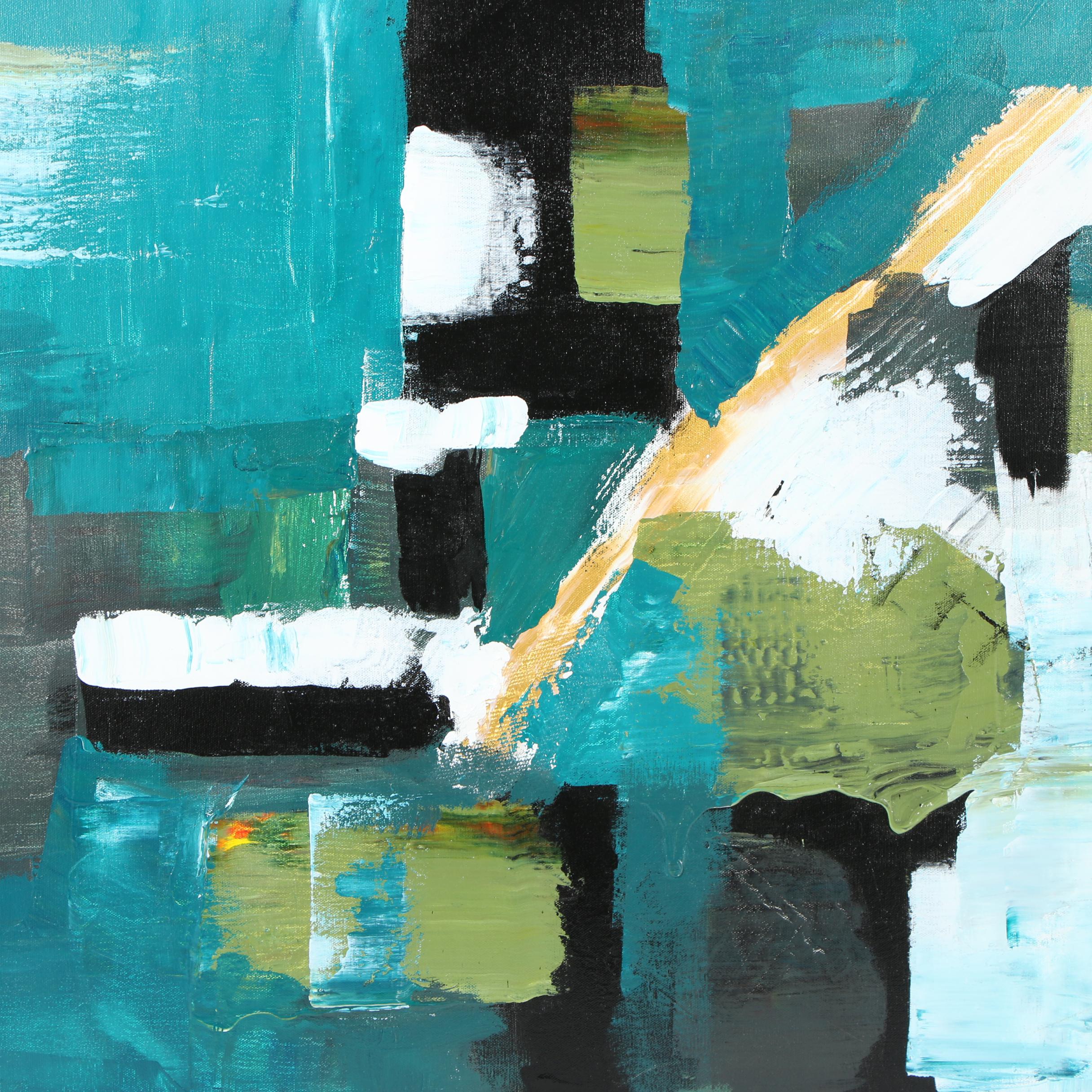 Randy Groden Mixed Media Painting "Trypiti"