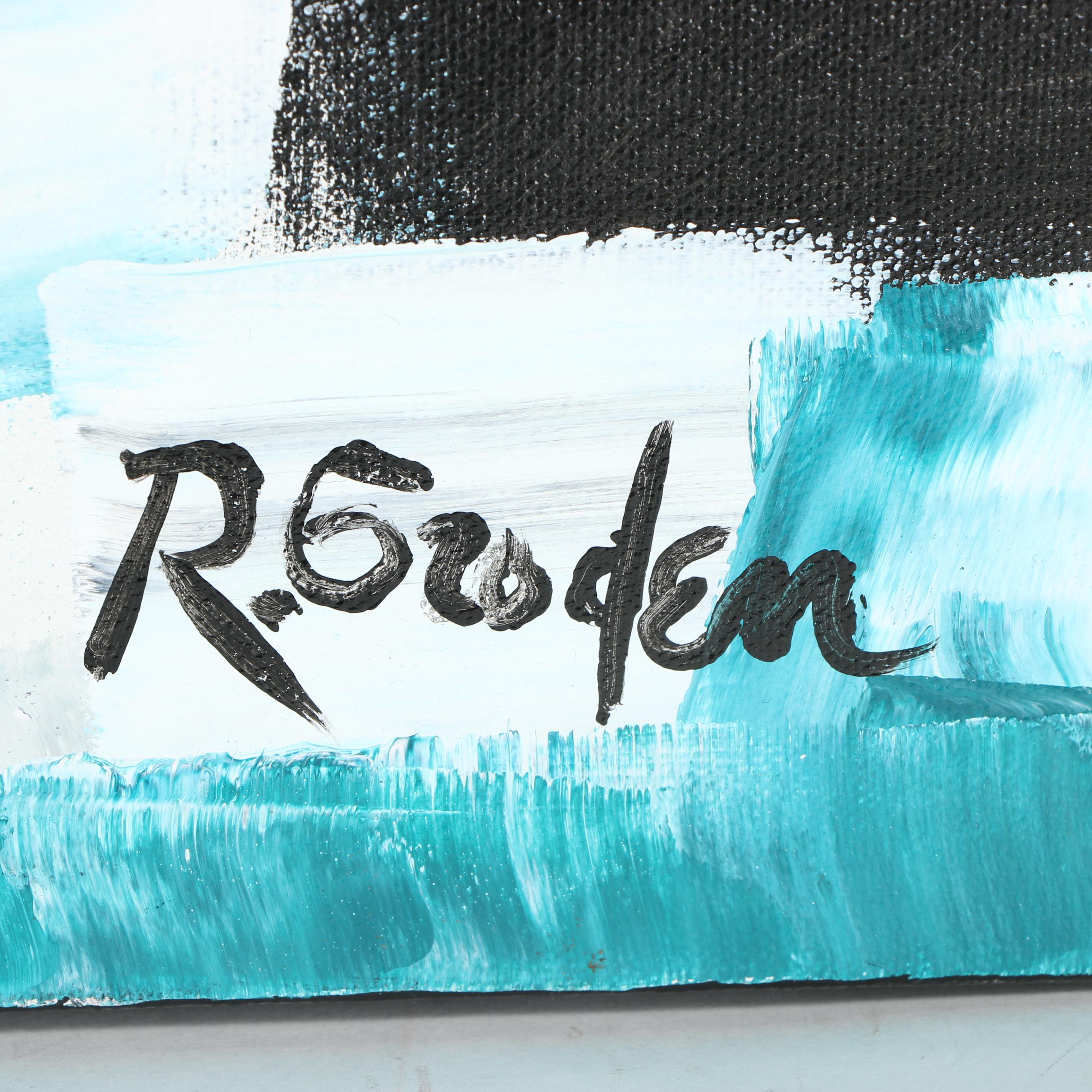 Randy Groden Mixed Media Painting "Trypiti"