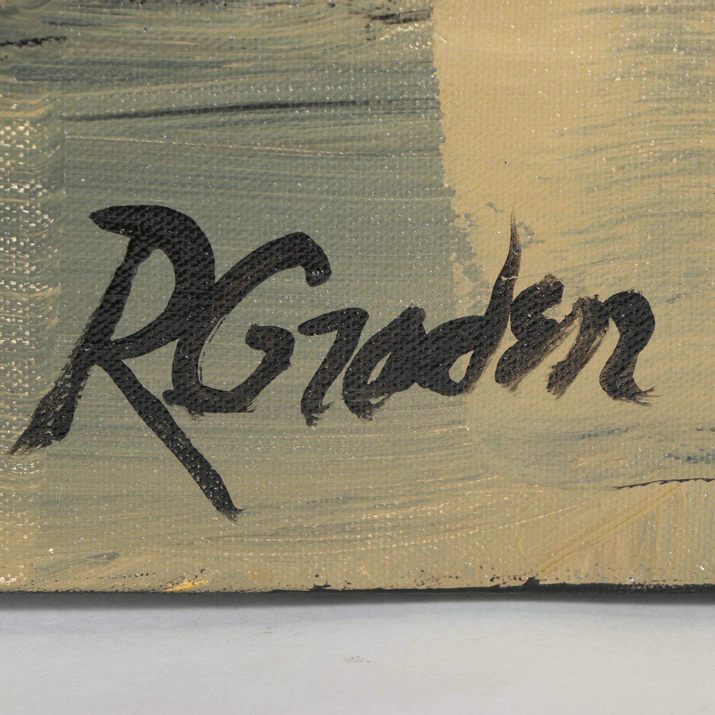 Randy Groden Mixed Media Painting "Mozia"