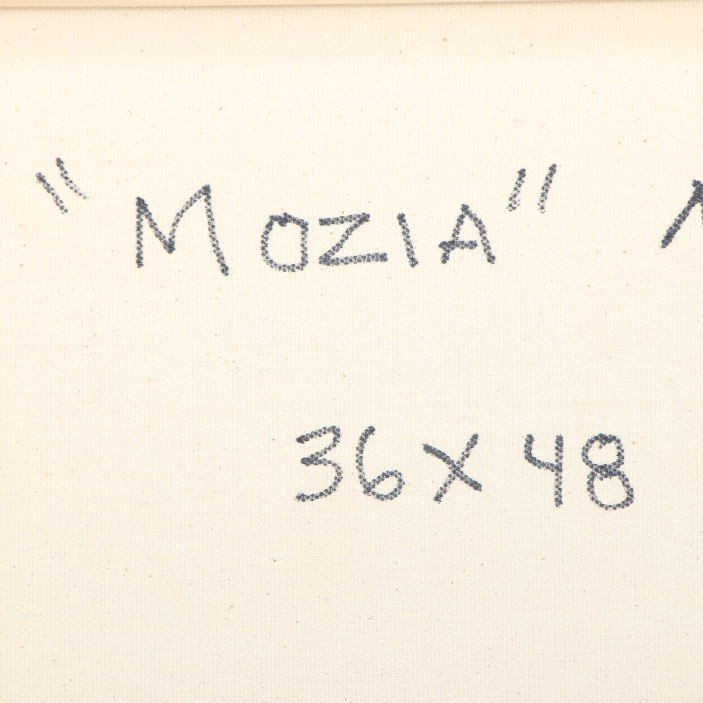 Randy Groden Mixed Media Painting "Mozia"