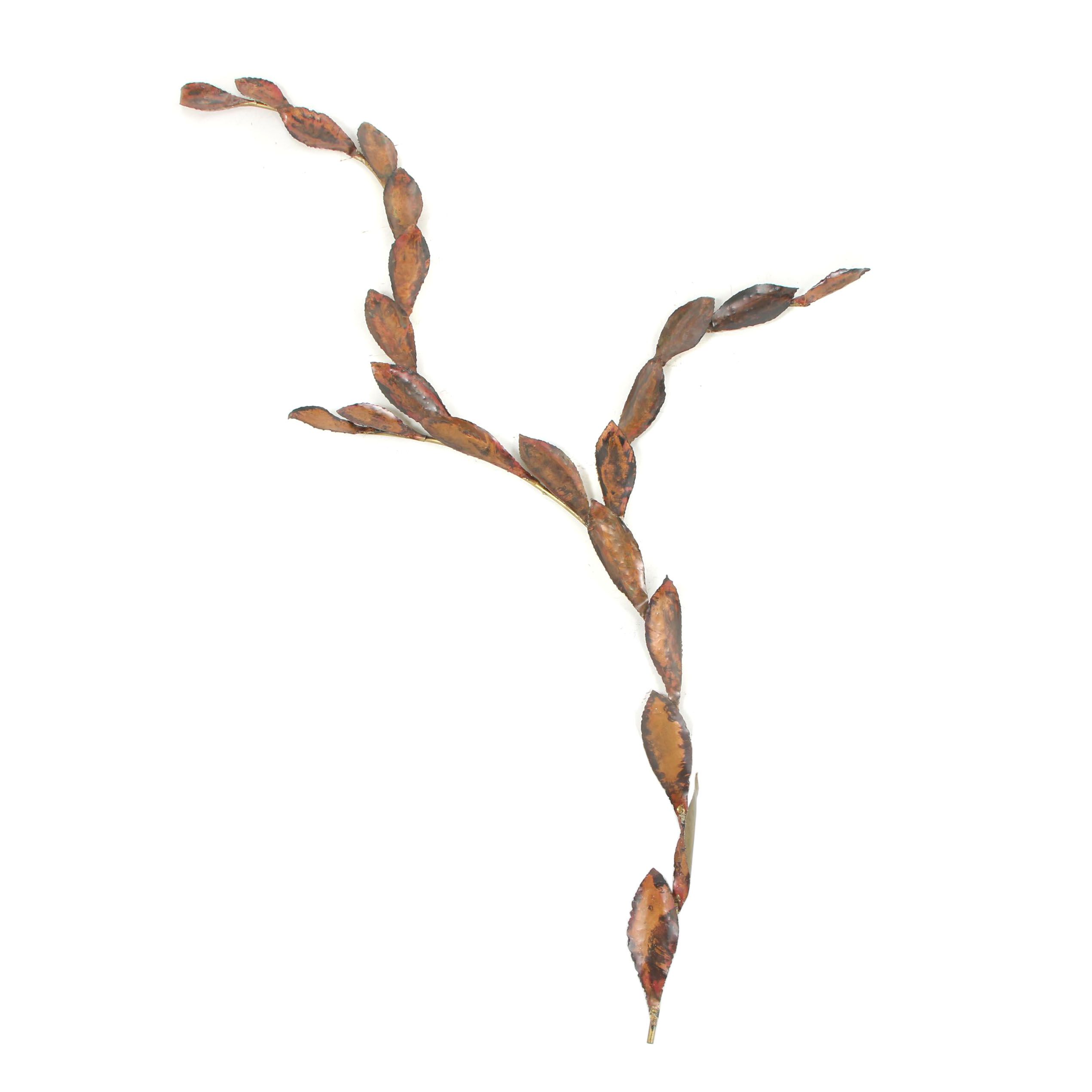 Torch Cut Metal Wall Sculpture, Vintage