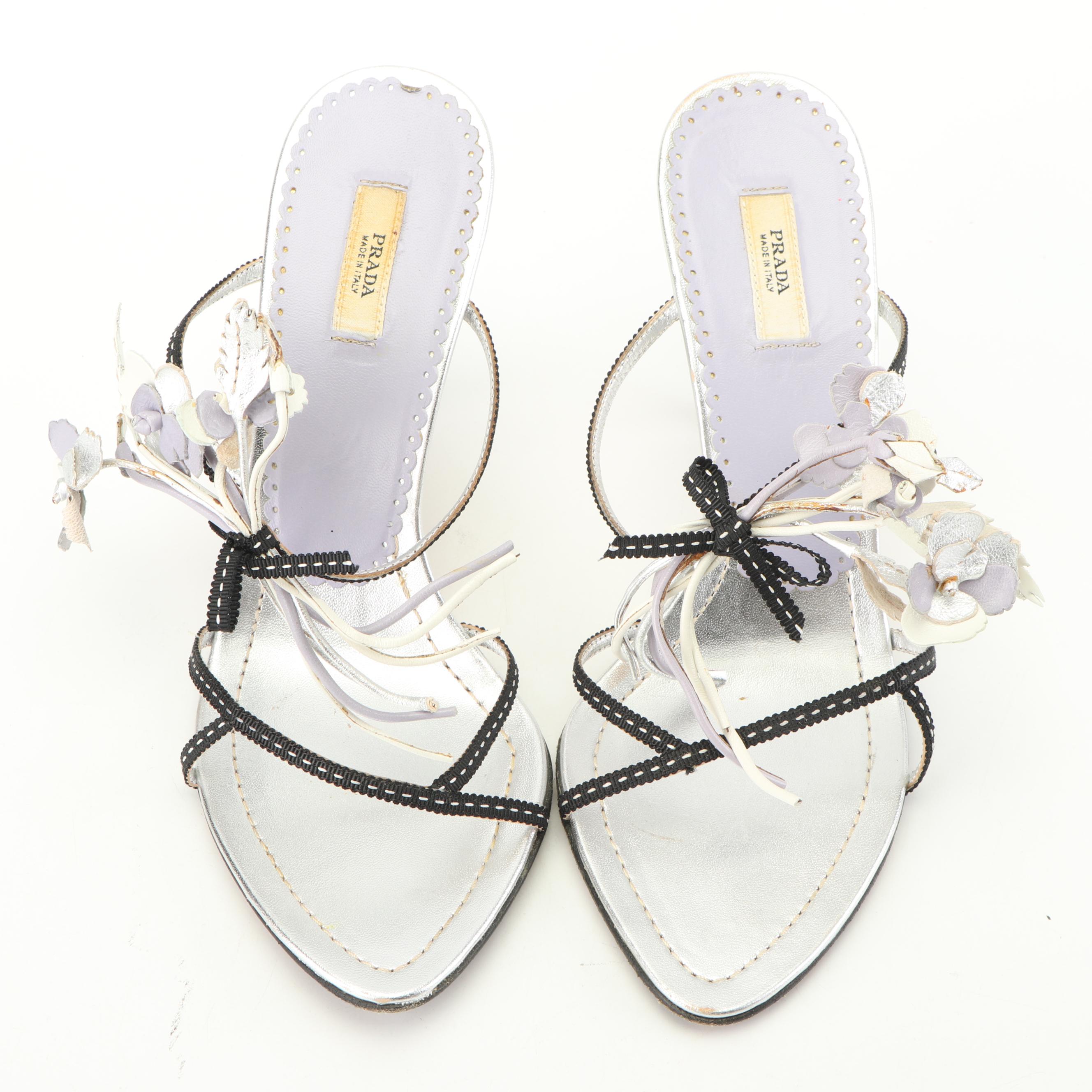 Prada for Neiman Marcus Calzature Donna Strappy Sandals